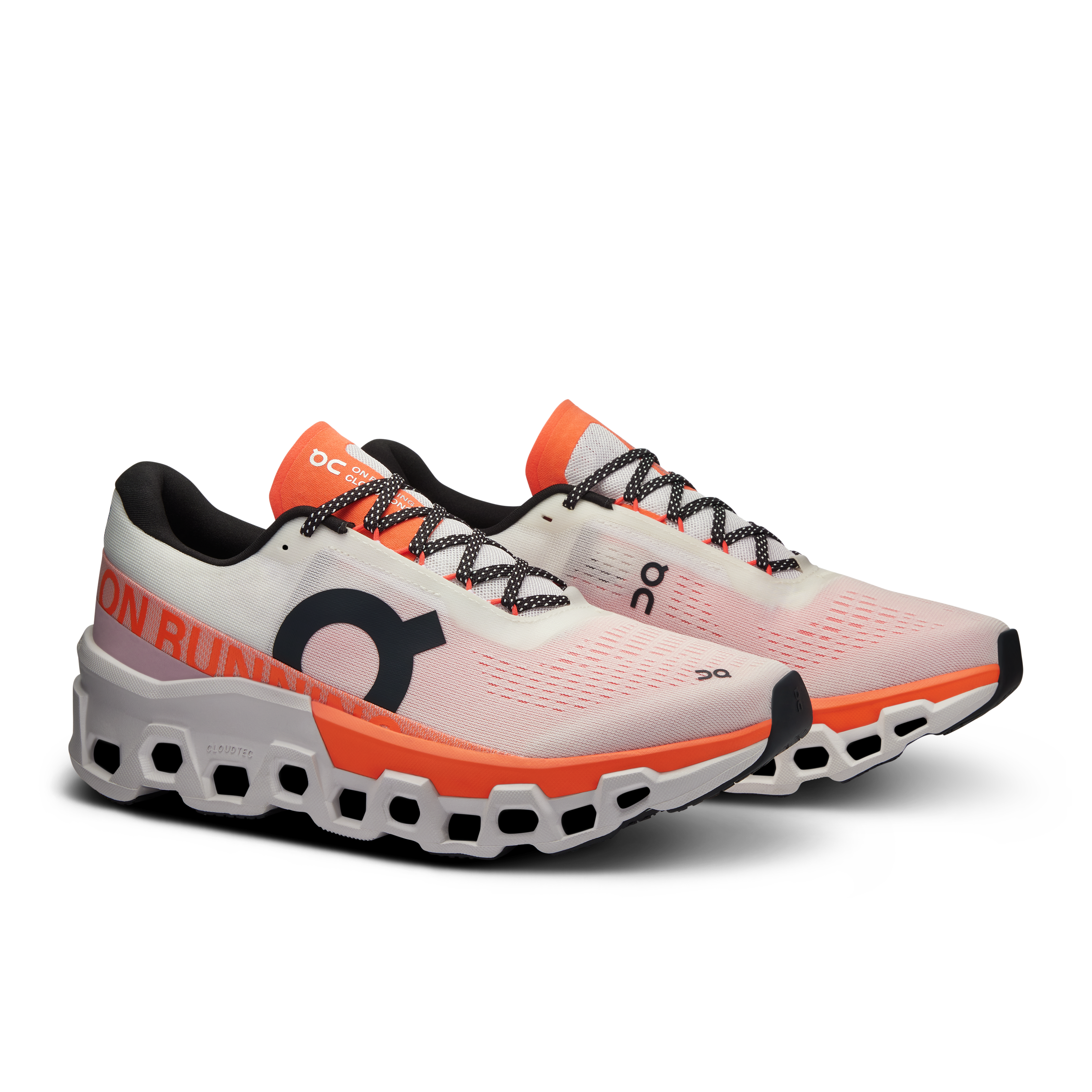 On Cloudmonster 2 Undyed & Flame Men Road running Shoes