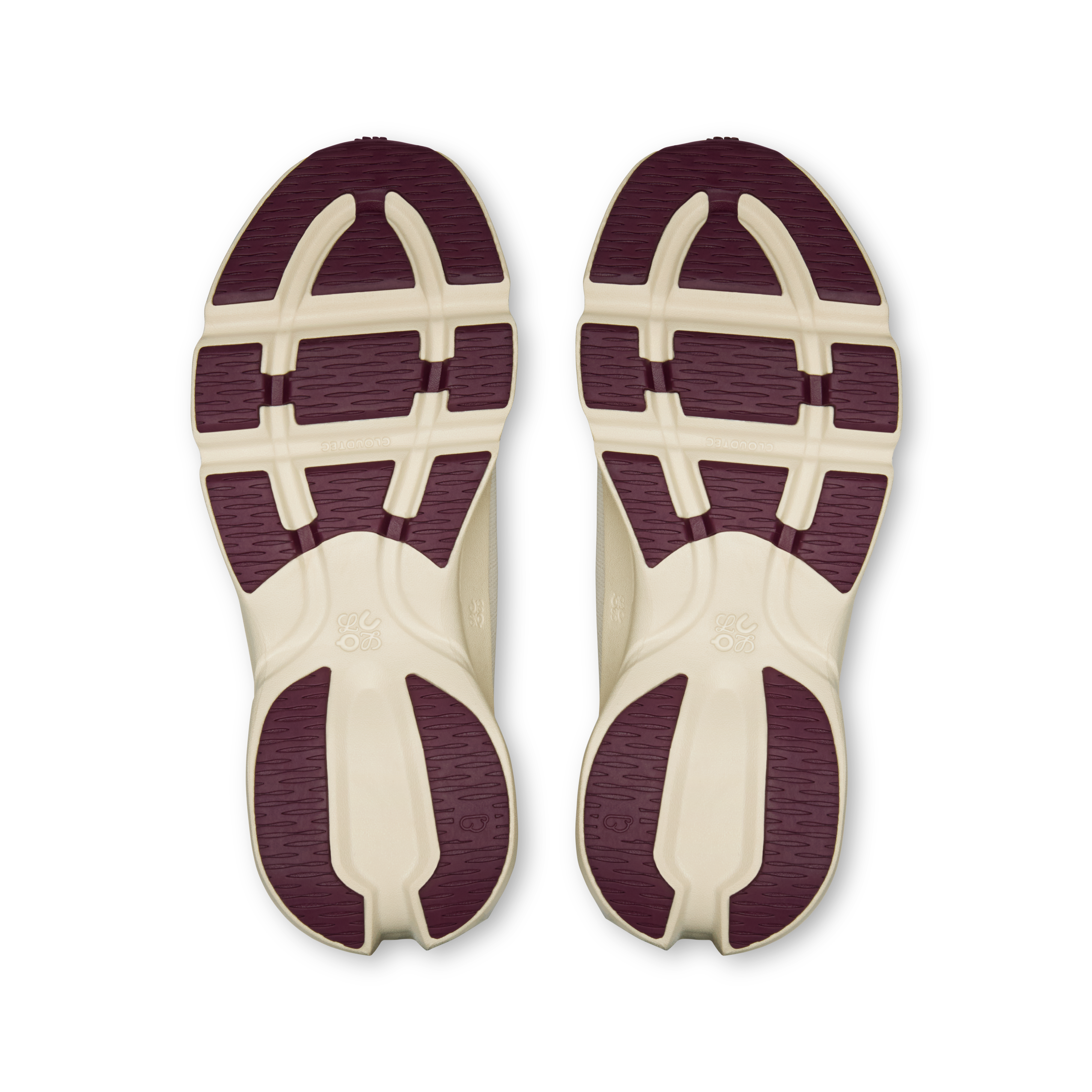 On Cloudsolo LOEWE Sand & Burgundy Women Active life Shoes