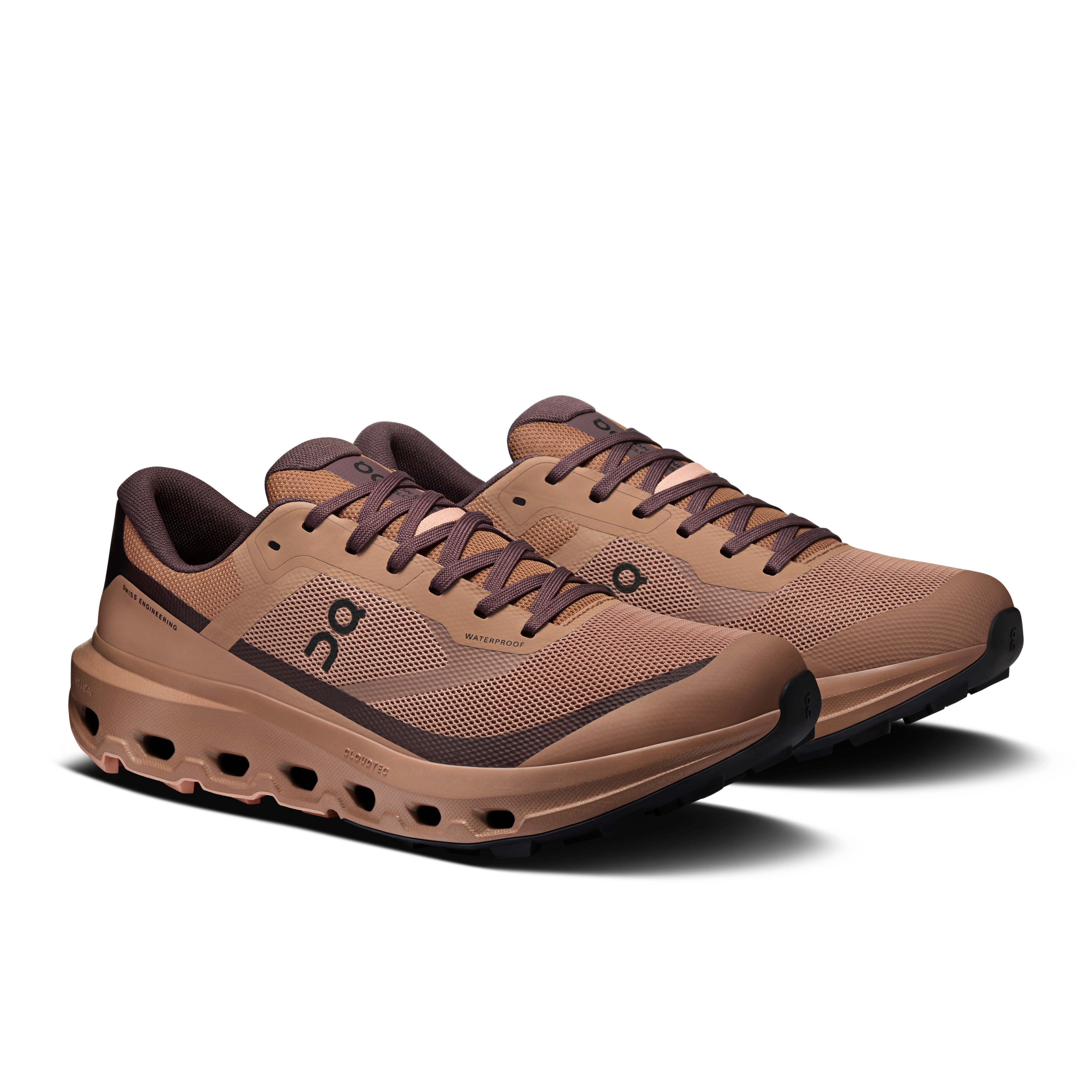 On Cloudvista 3 Waterproof Portobello & Mulberry Men Trail running Shoes