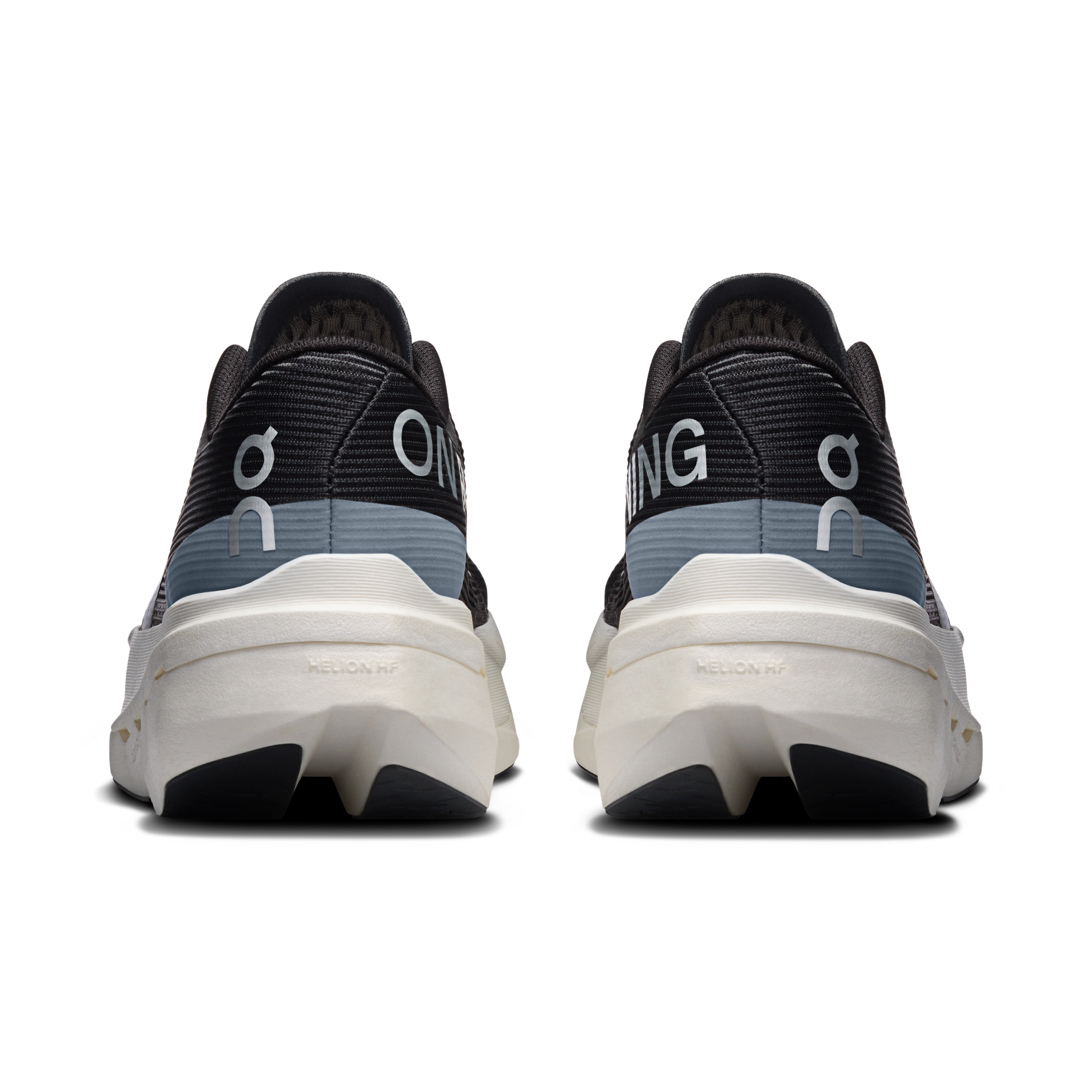 On Cloudboom Volt White & Black Femme Running sur route Chaussures