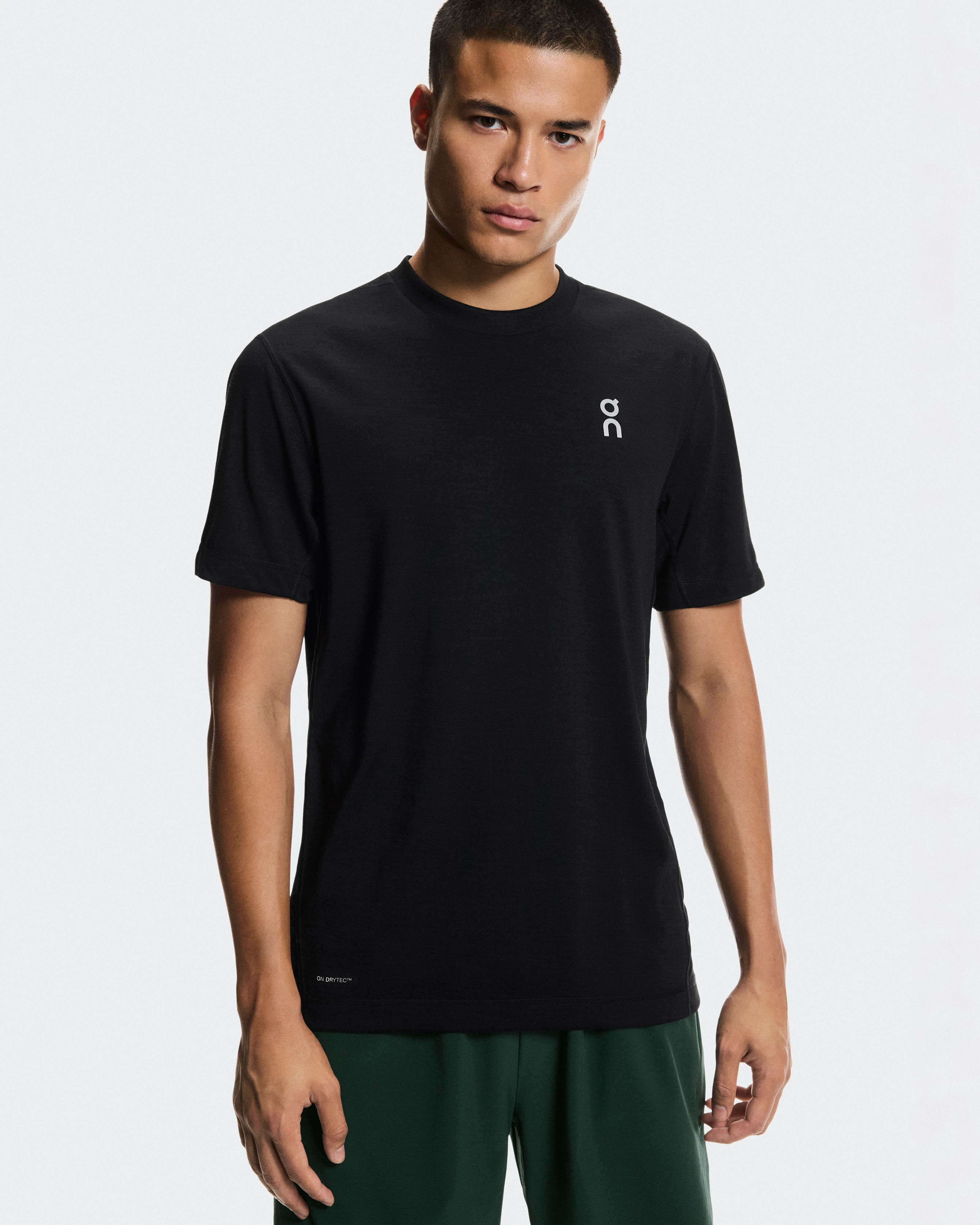 On Train-T Graphic Black Men Tops and t-shirts