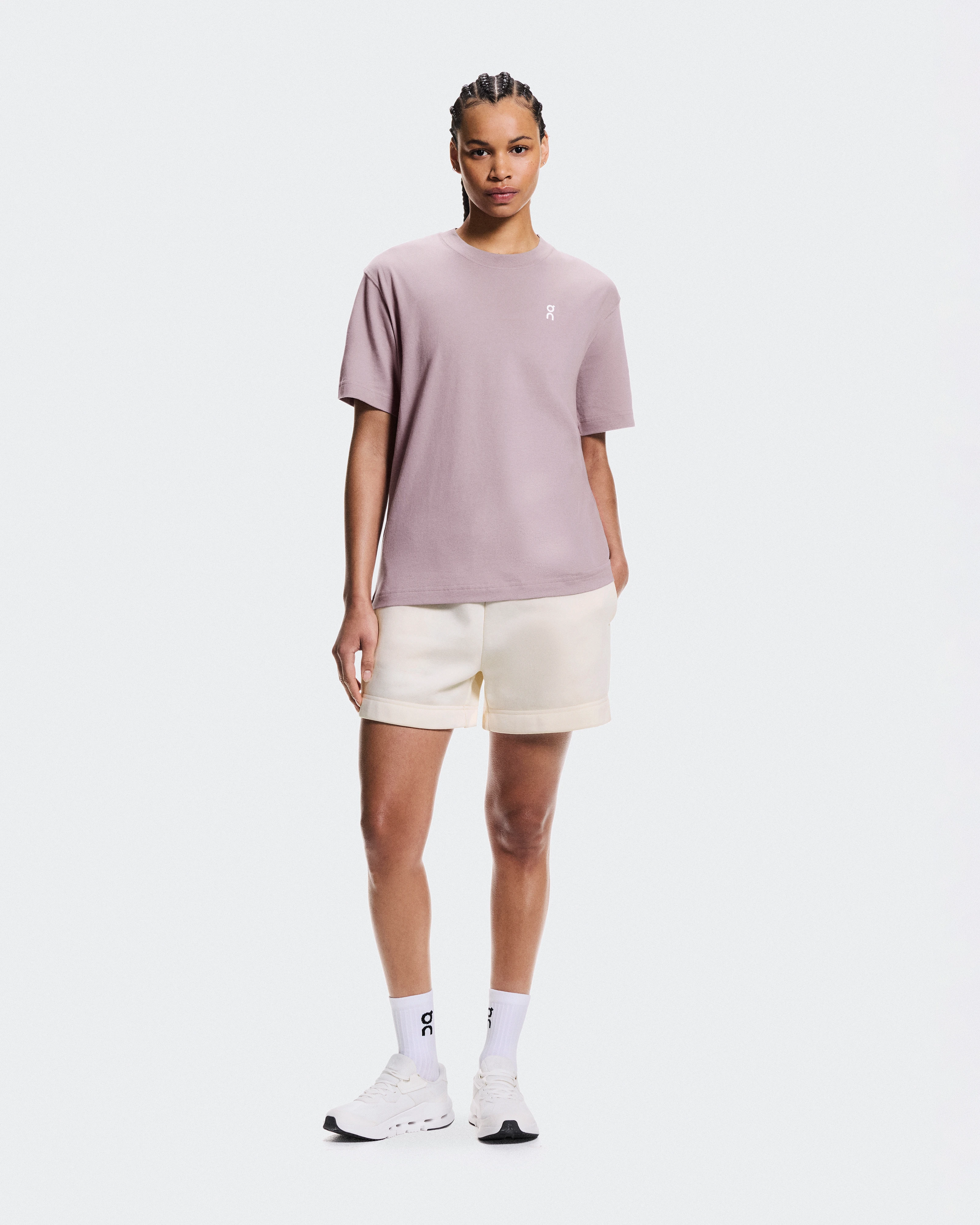 On Club-T Avant Heron Women Tops and t-shirts