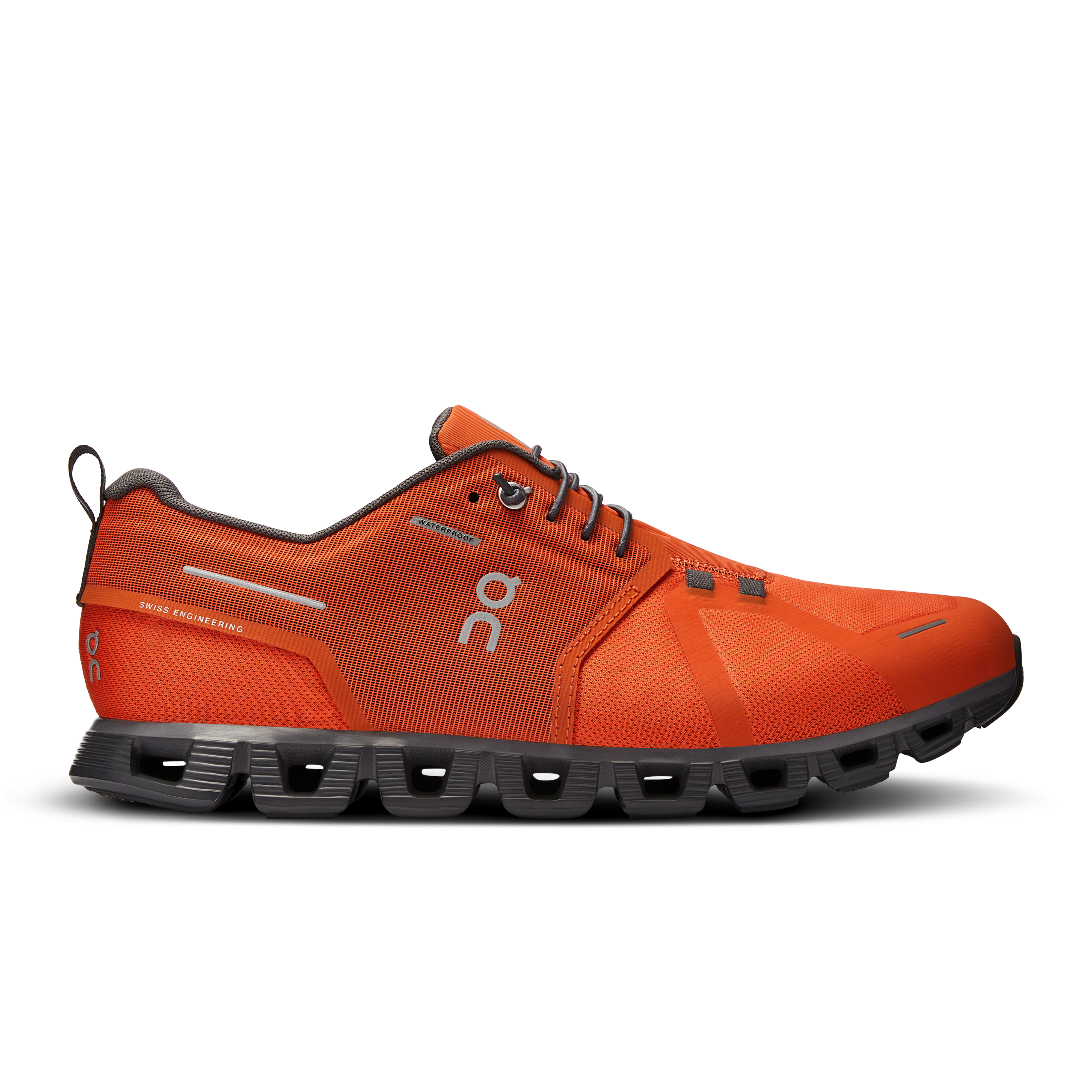 Men's Cloud 5 Waterproof | Orange u0026 Red | On United States