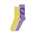 Liquid Logo Sock High 2P in Aconite/Endive