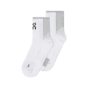 Performance Run Sock Mid in White/Glacier