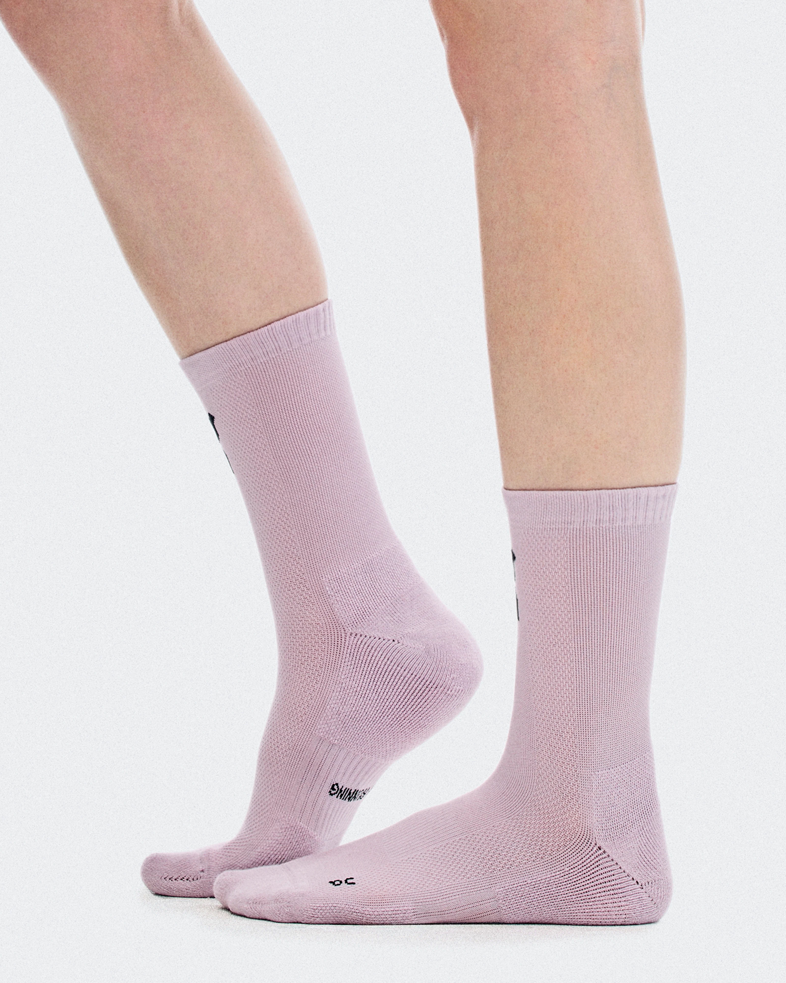 On Core Run Sock High 2P Foxglove & Mallow Unisex Calcetines