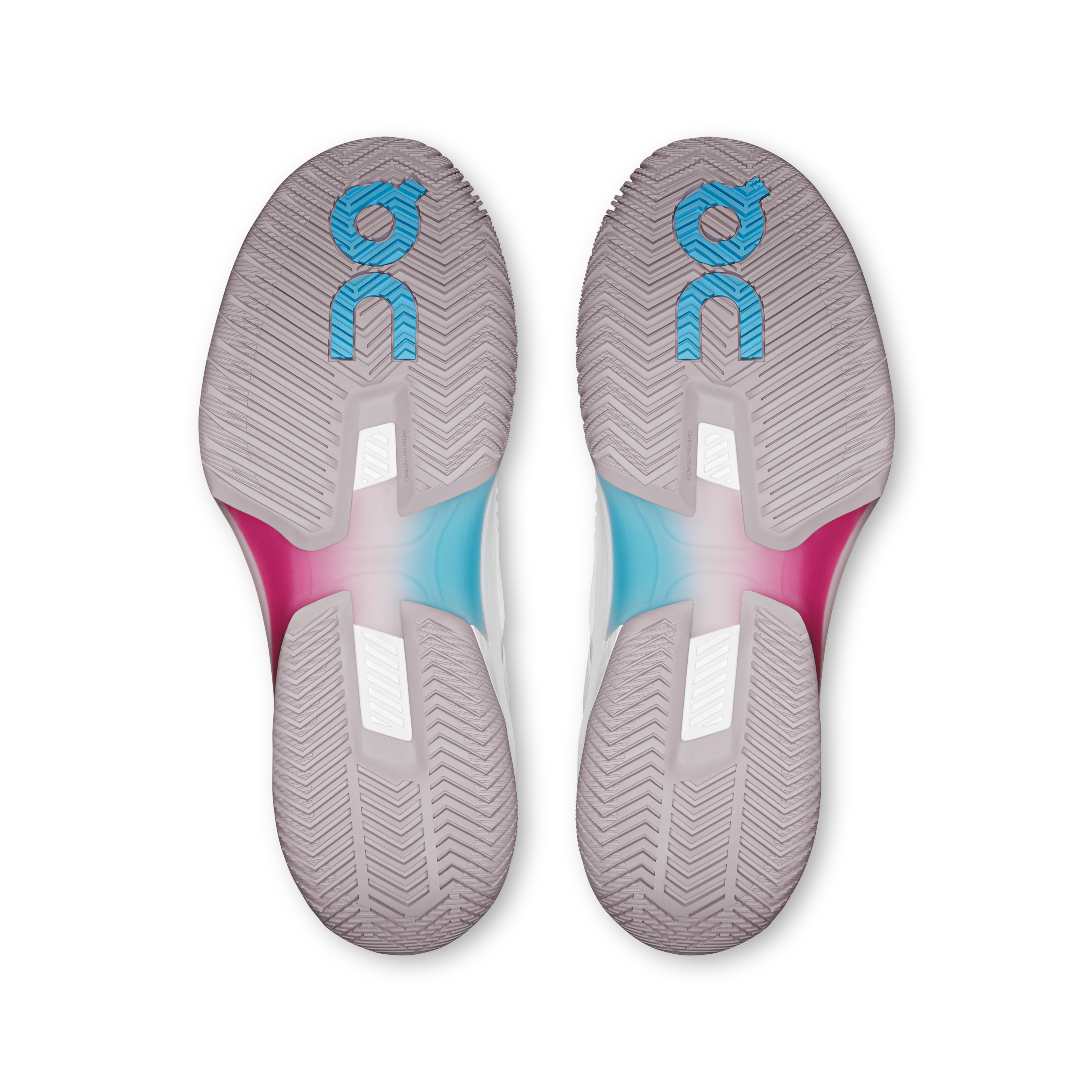 On THE ROGER Pro Fire White & Pink Herren Tennis Schuhe