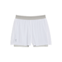 3" Performance 2/1 Shorts in White Glacier