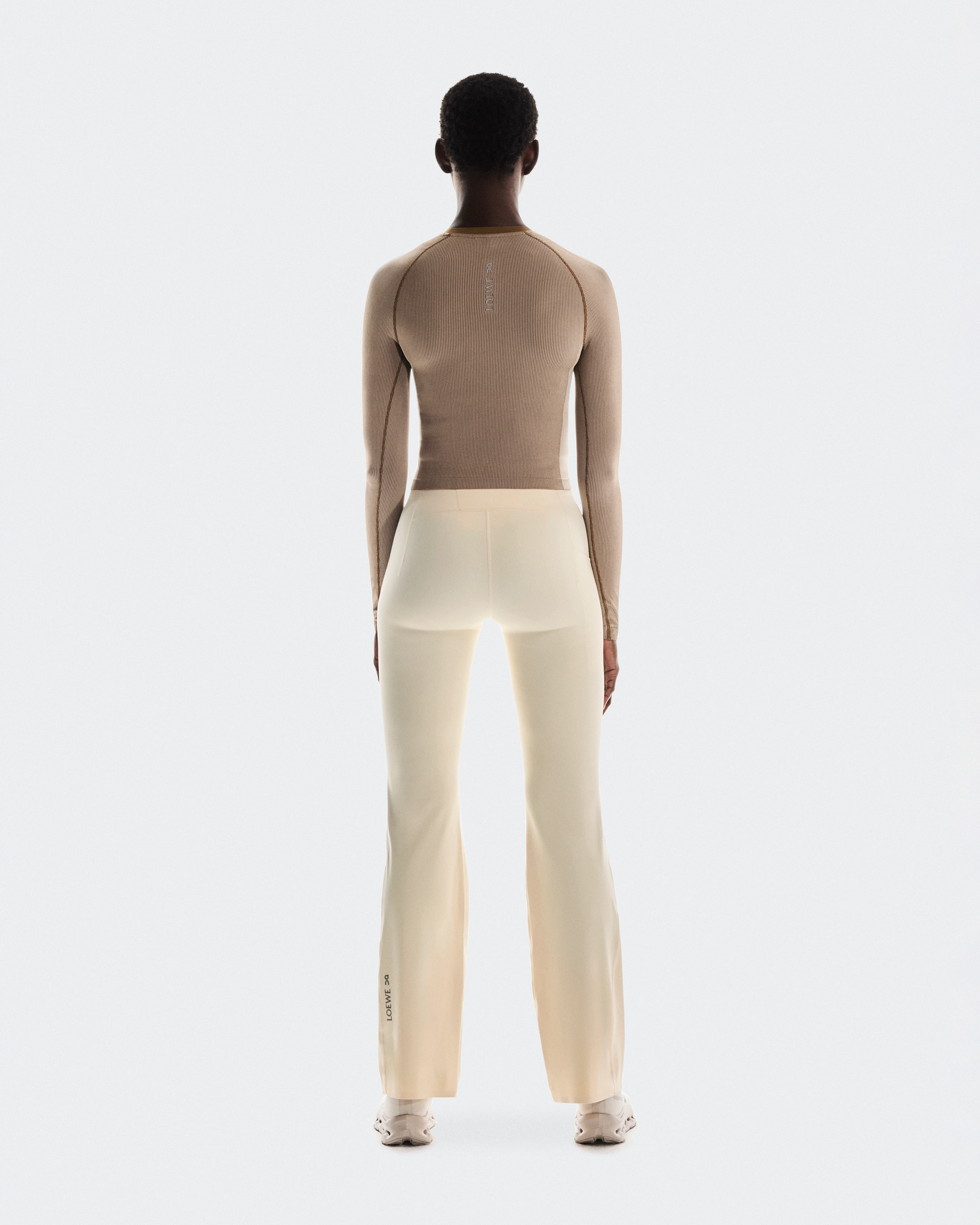 On Soft Bootleg Pants LOEWE Ivory Women Pants