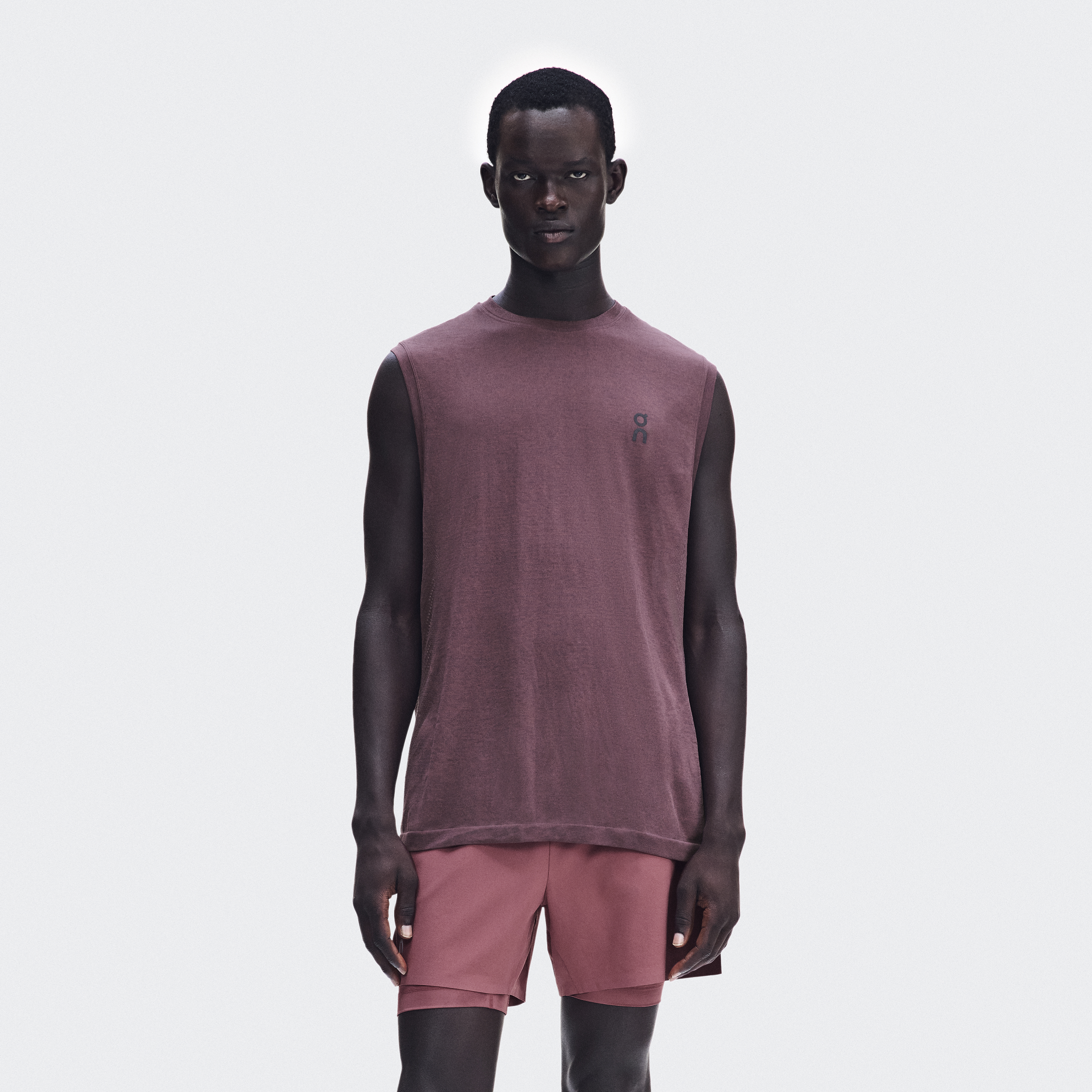 Train Flex Tank Top in Barberry Heather