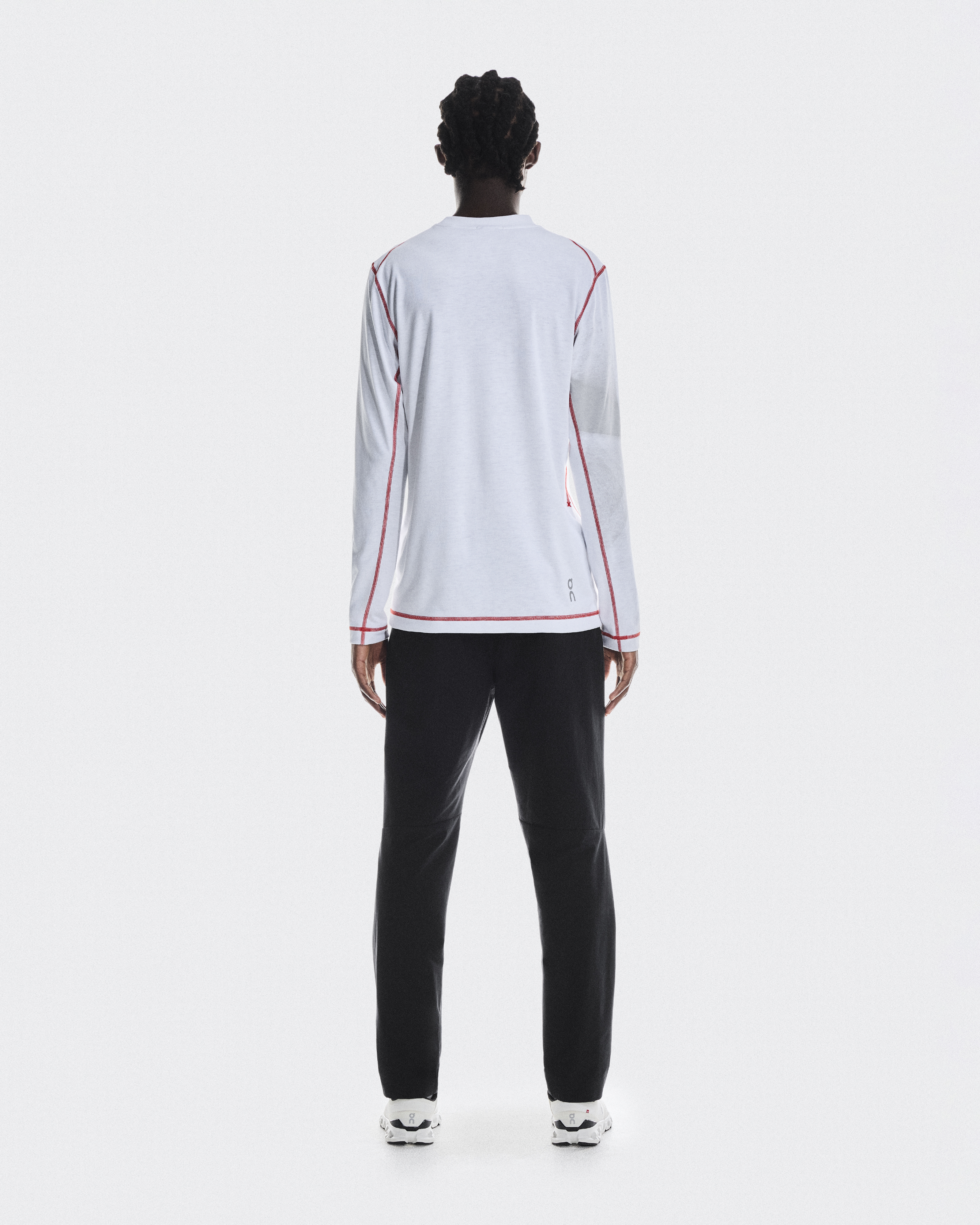 ABOUTアバウトMEN'S TECH T-SHIRT WARM UP 白　L ABOUTアバウトMEN'S TECH T-SHIRT WARM UP 白 L ABOUTアバウト