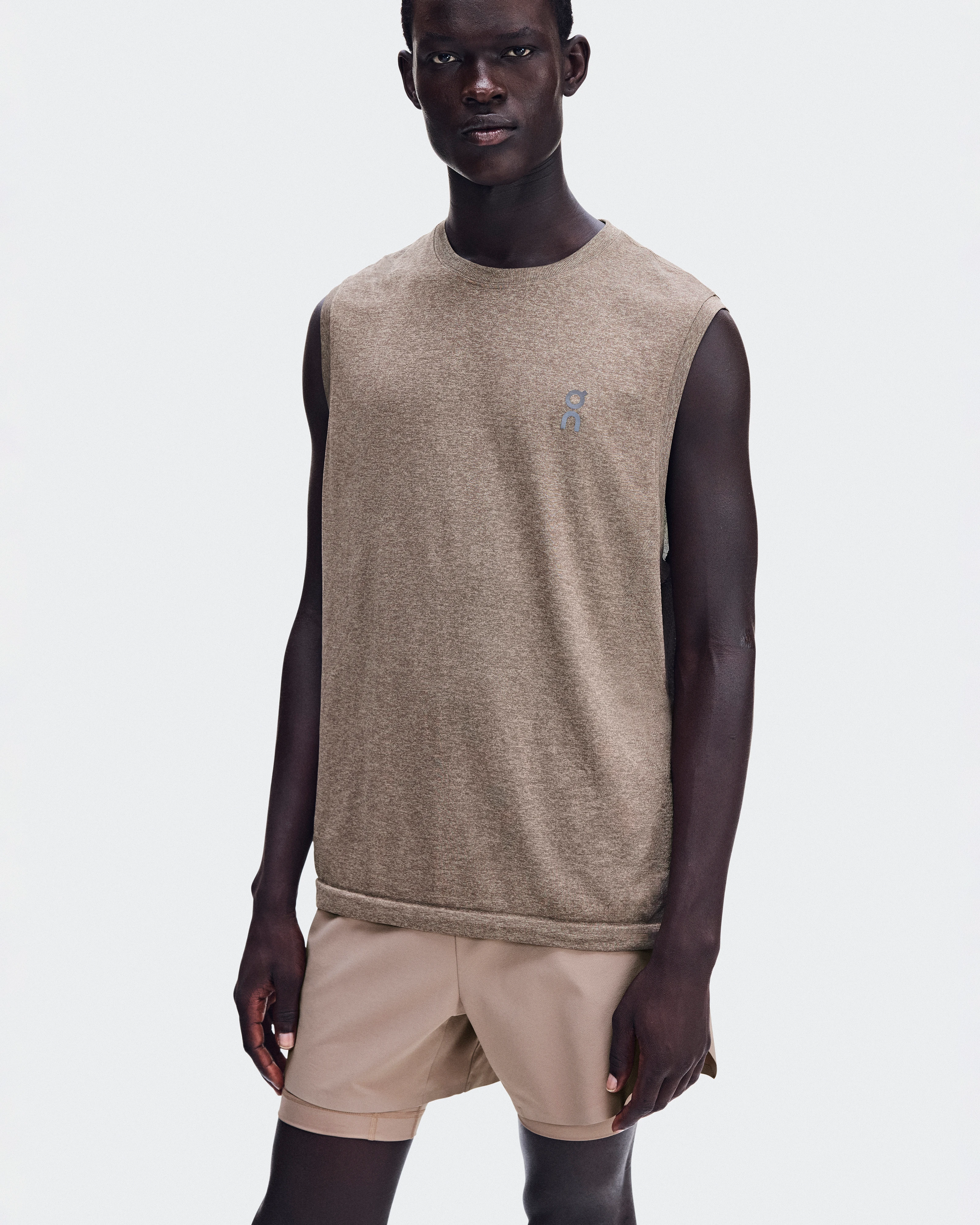 On Train Flex Tank Clay Heather Men Tops and t-shirts
