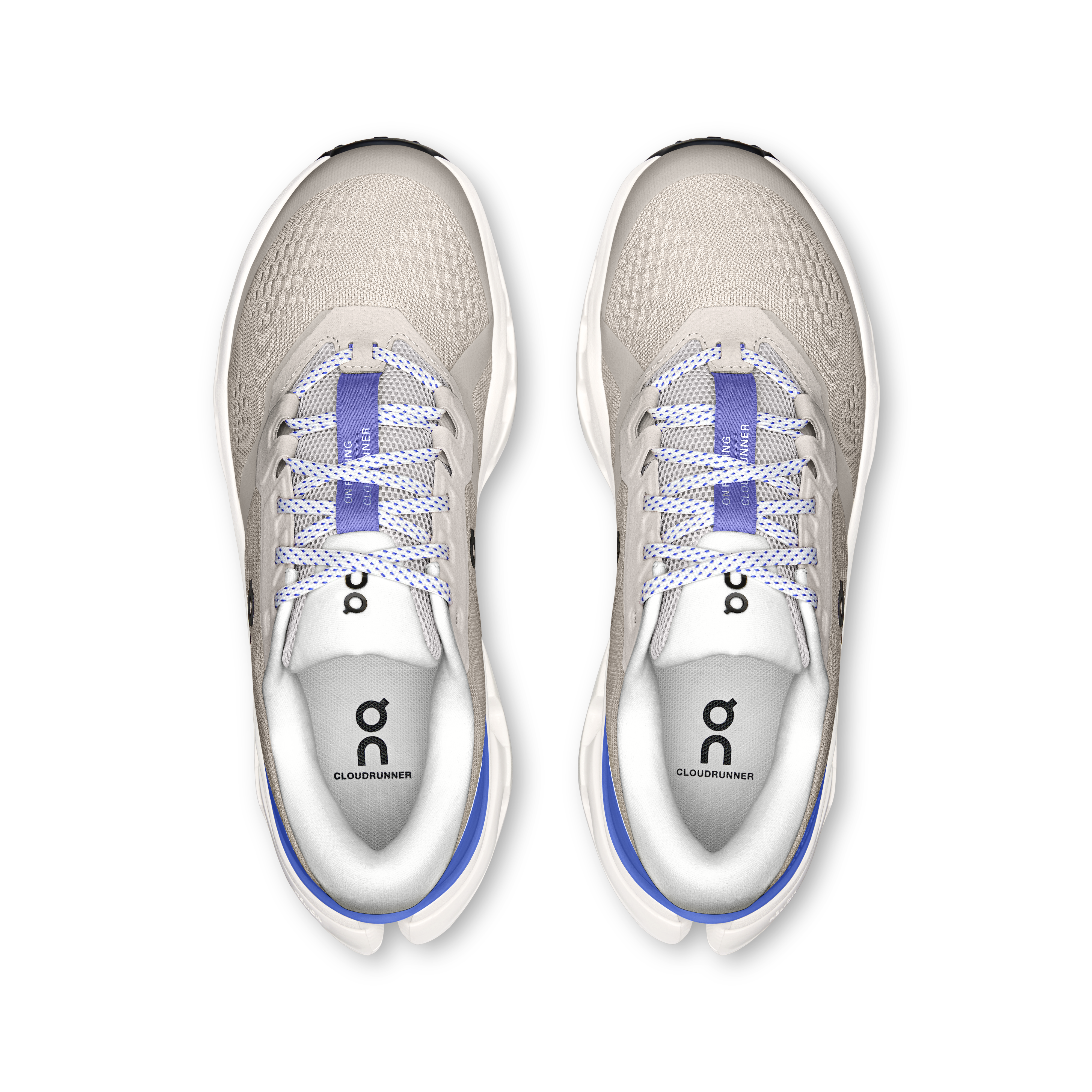 On Cloudrunner 3 Pearl & Sailor Damen Strassenlauf Schuhe