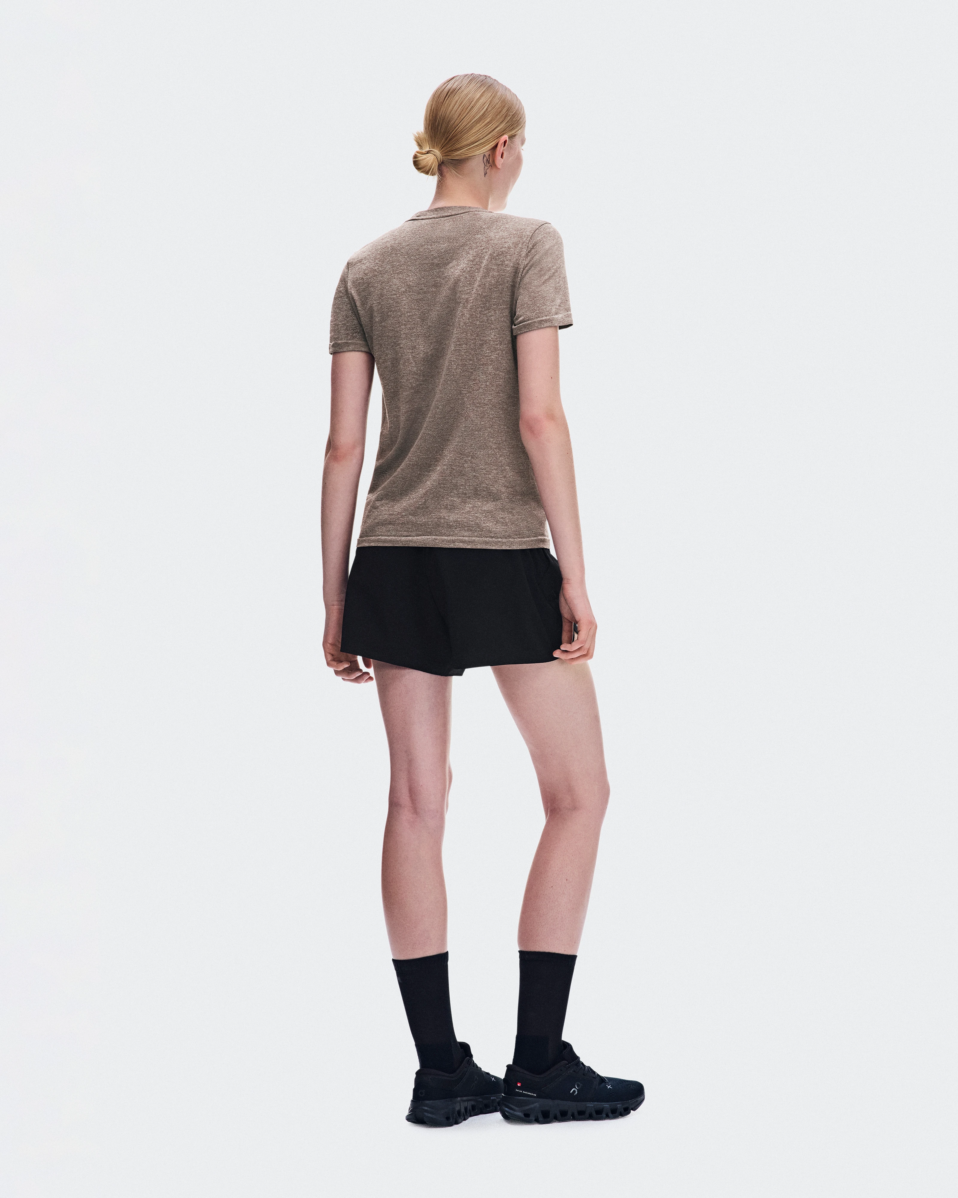 On Train Flex-T Clay Heather Women Tops and t-shirts