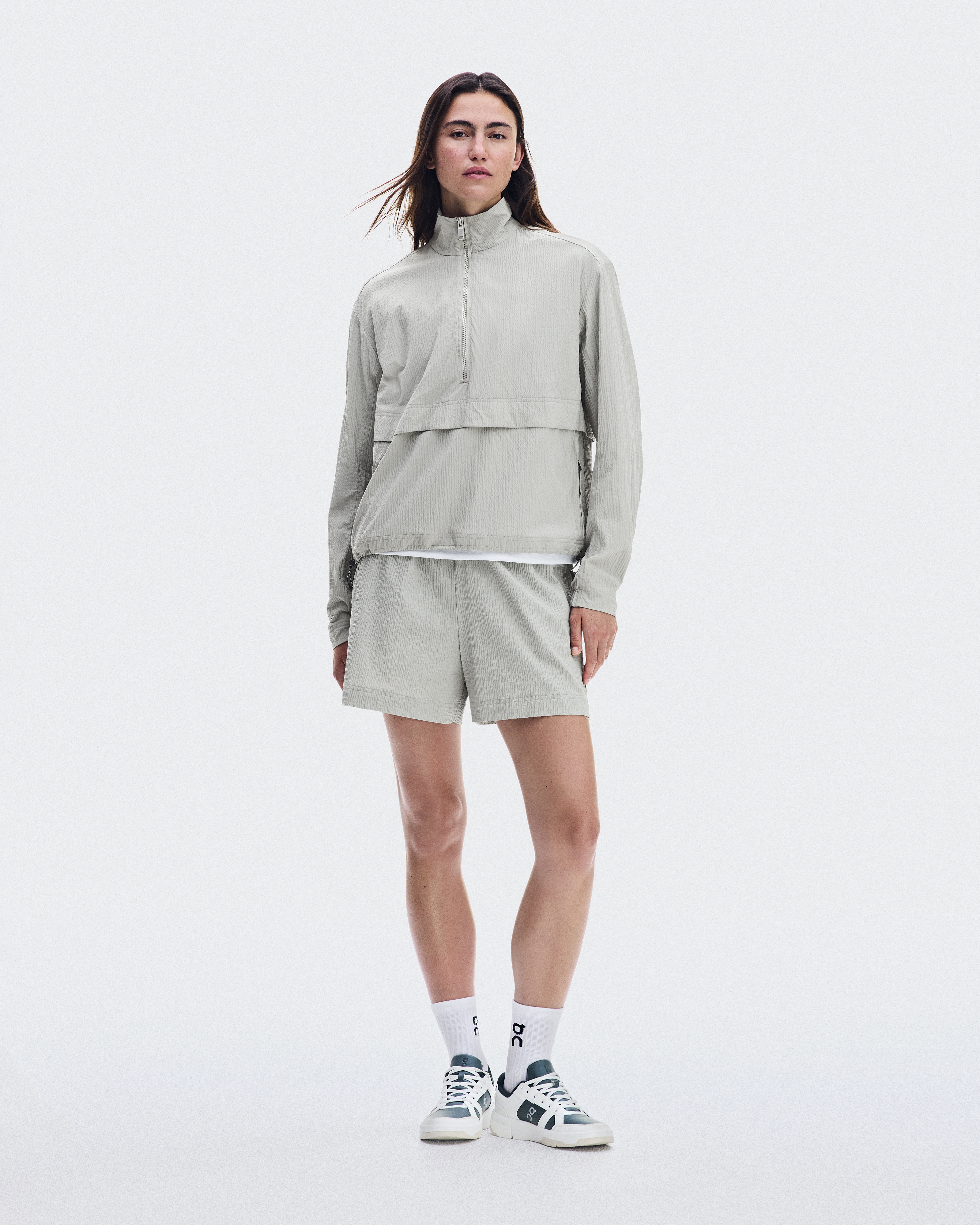 Women's Courtside 1/2 Zip Eaze | Grey | On United States