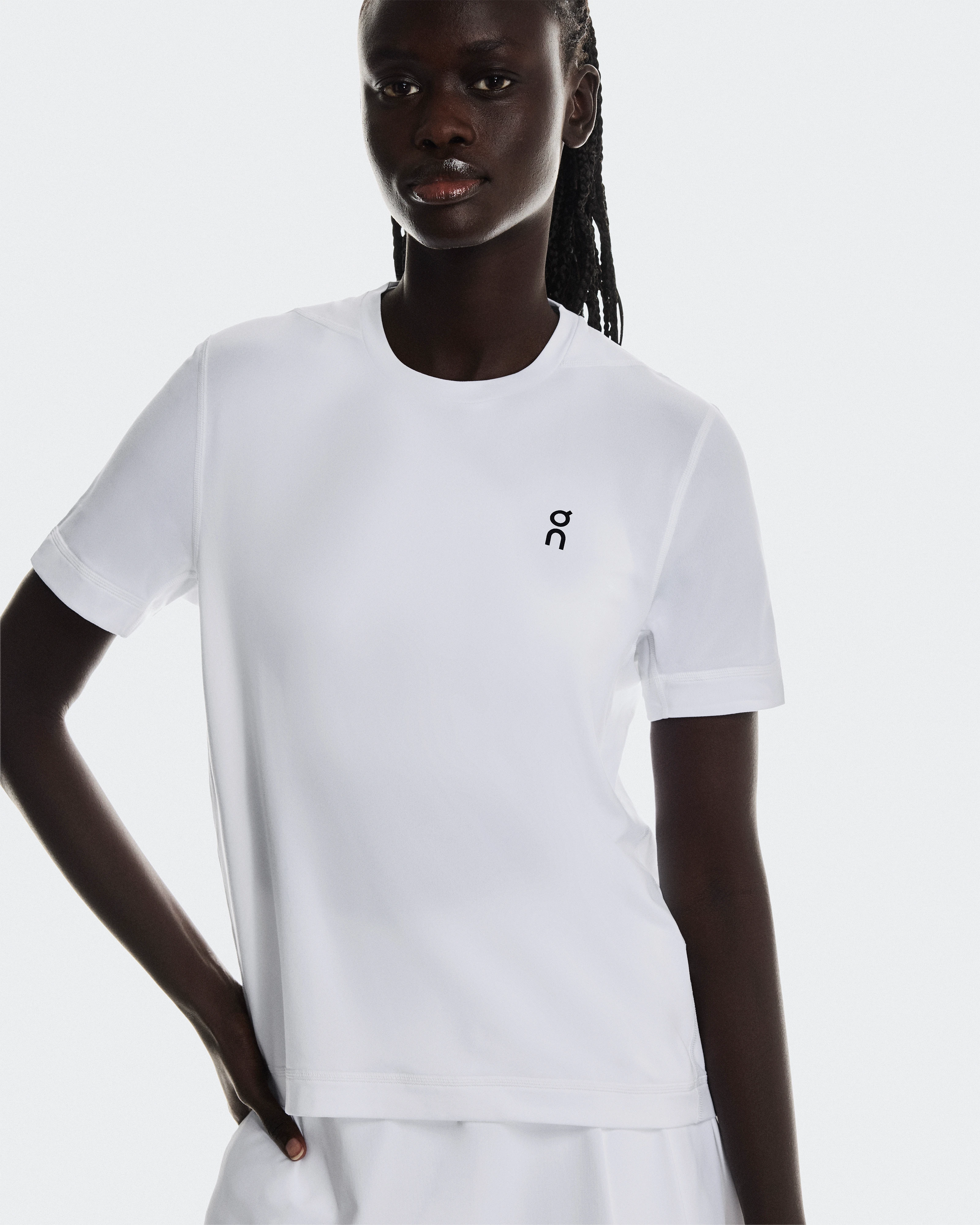 On Courtside-T White Women Tops and t-shirts