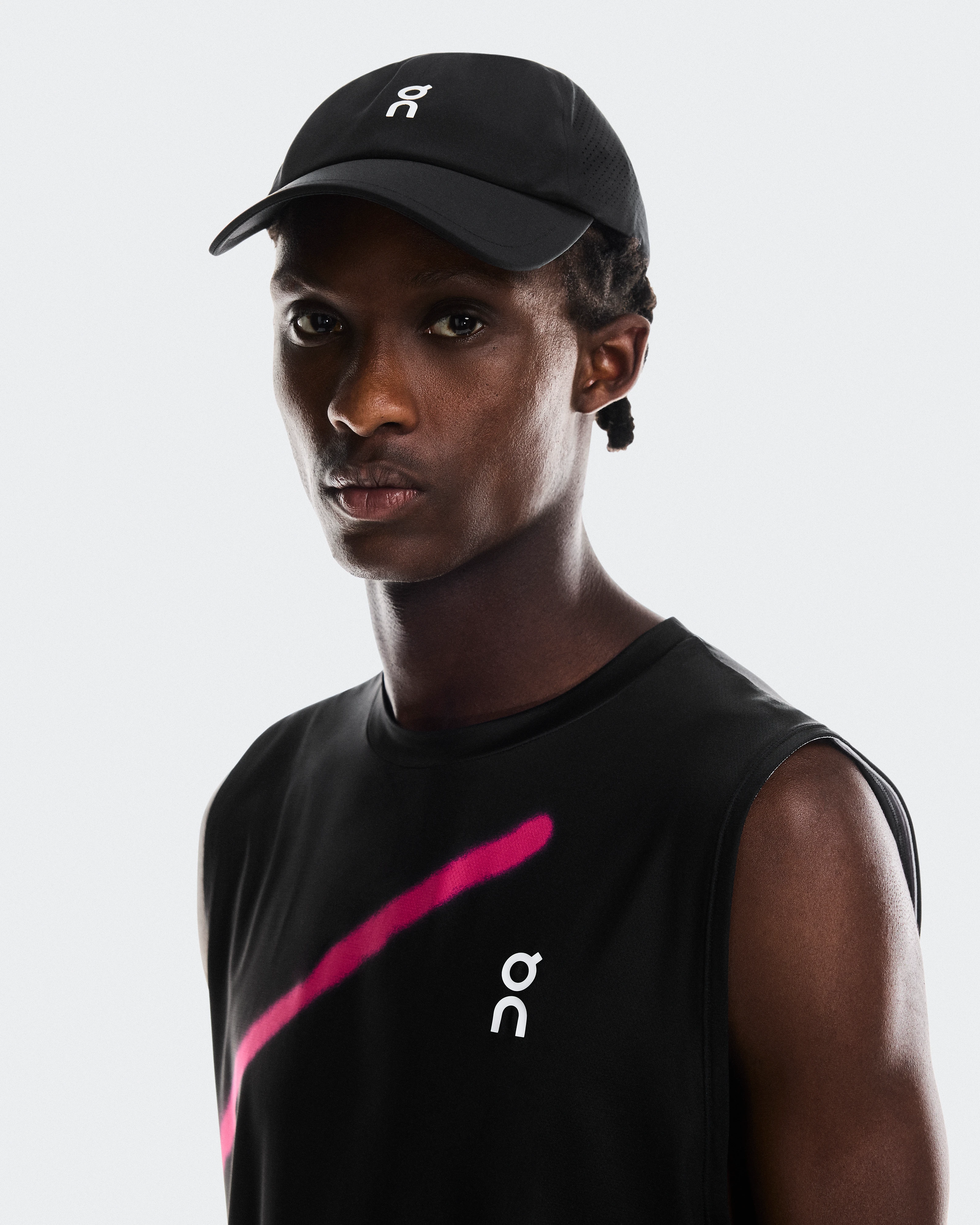 On Court Cap Black & Black Unisex Headwear