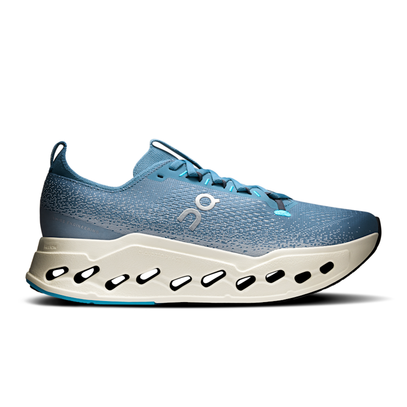 On Men's Cloudsurfer Max Road Running Shoe in Dust/Ivory, Size: 9.5, Recycled Polyester