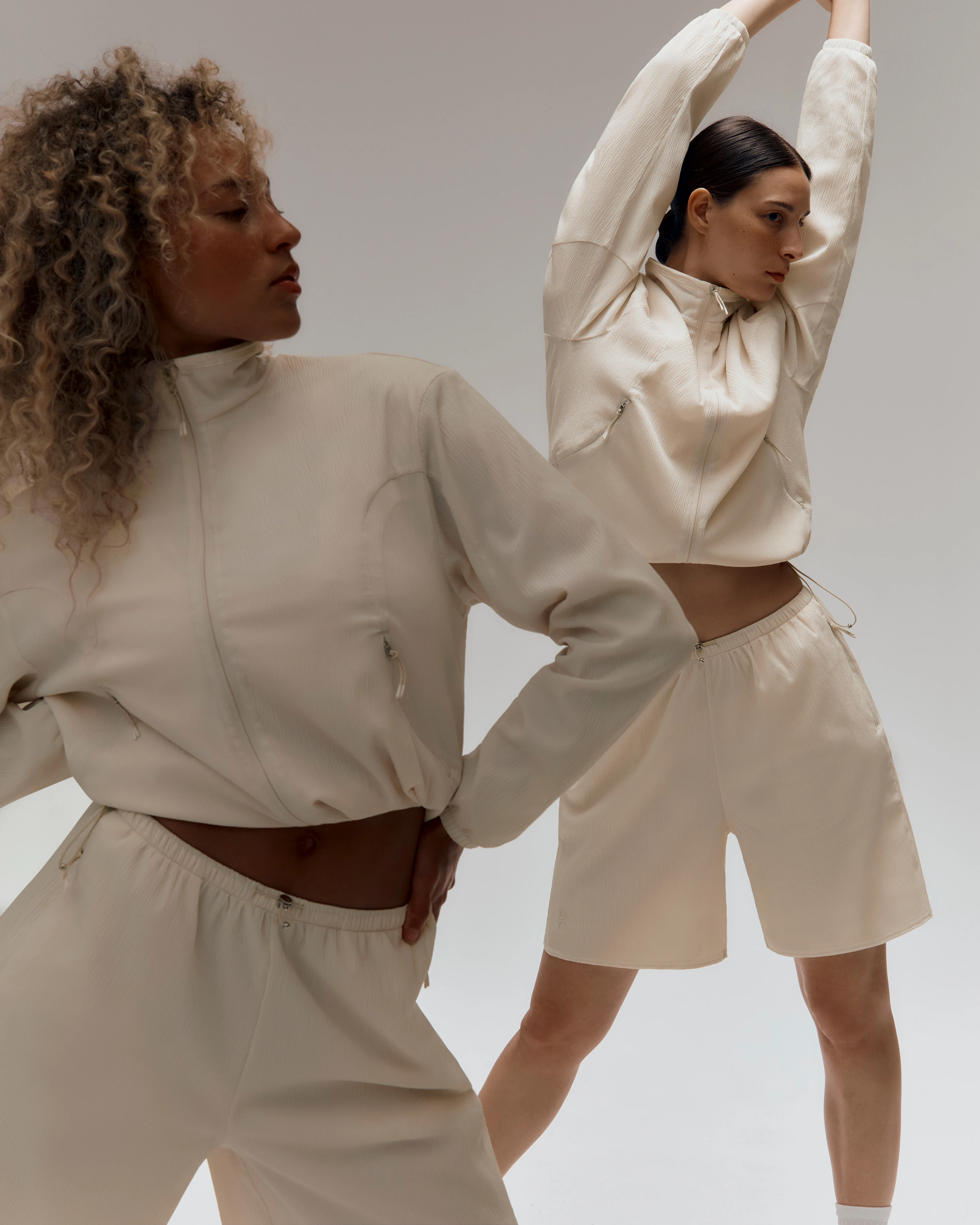 On Track Jacket Cream Women Jackets