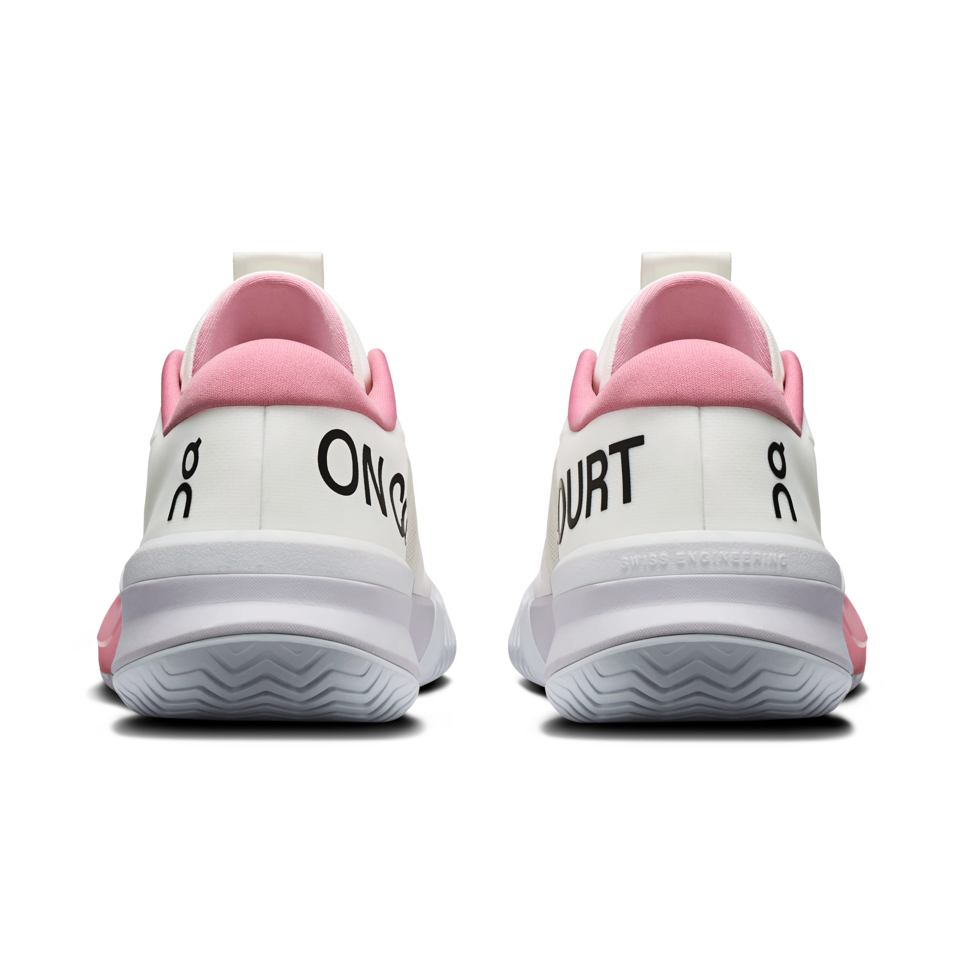 On THE ROGER Pro 3 Clay Ivory & Magnolia Women Tennis Shoes
