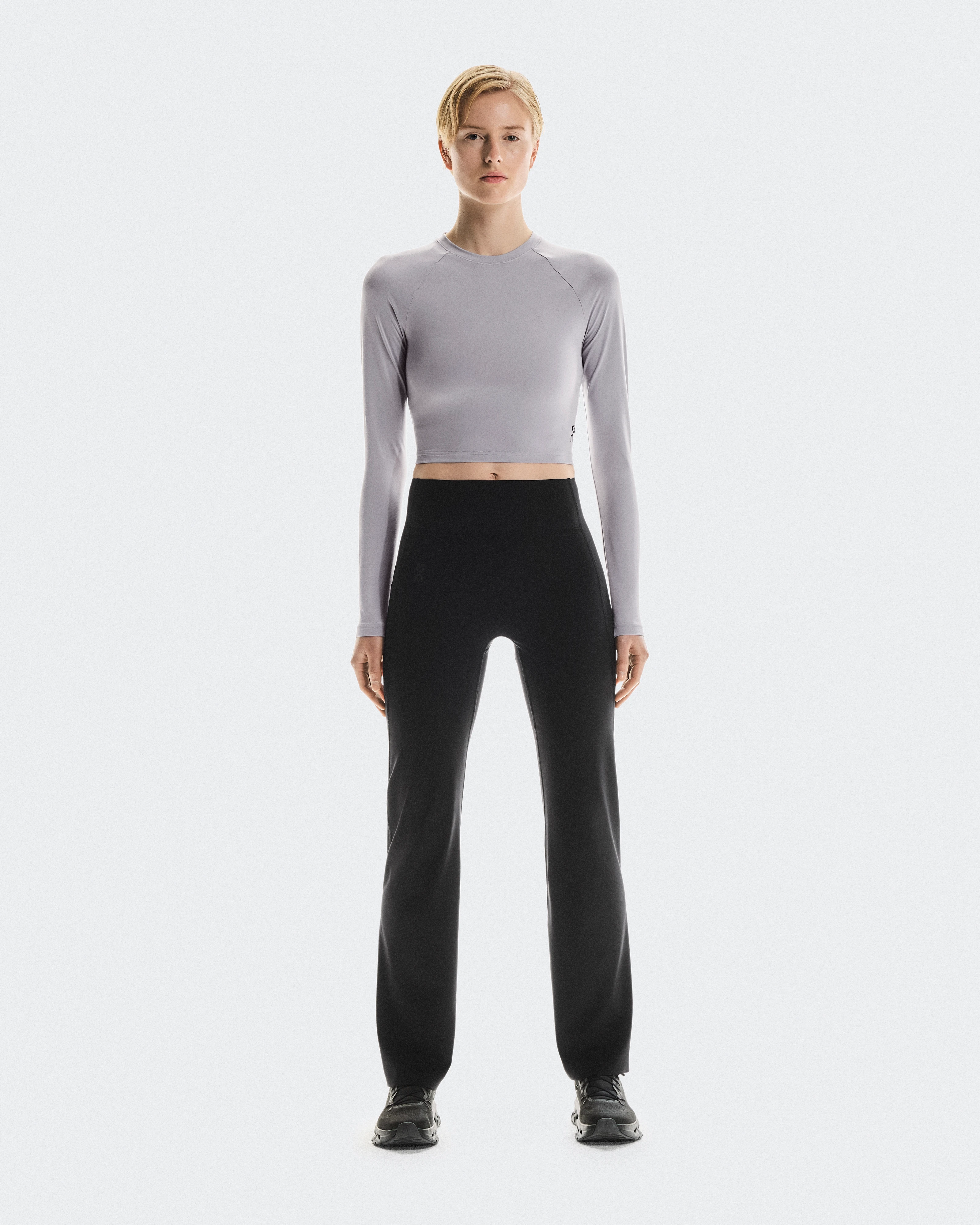 On Studio Long-T Crop Lilac Women Tops and t-shirts