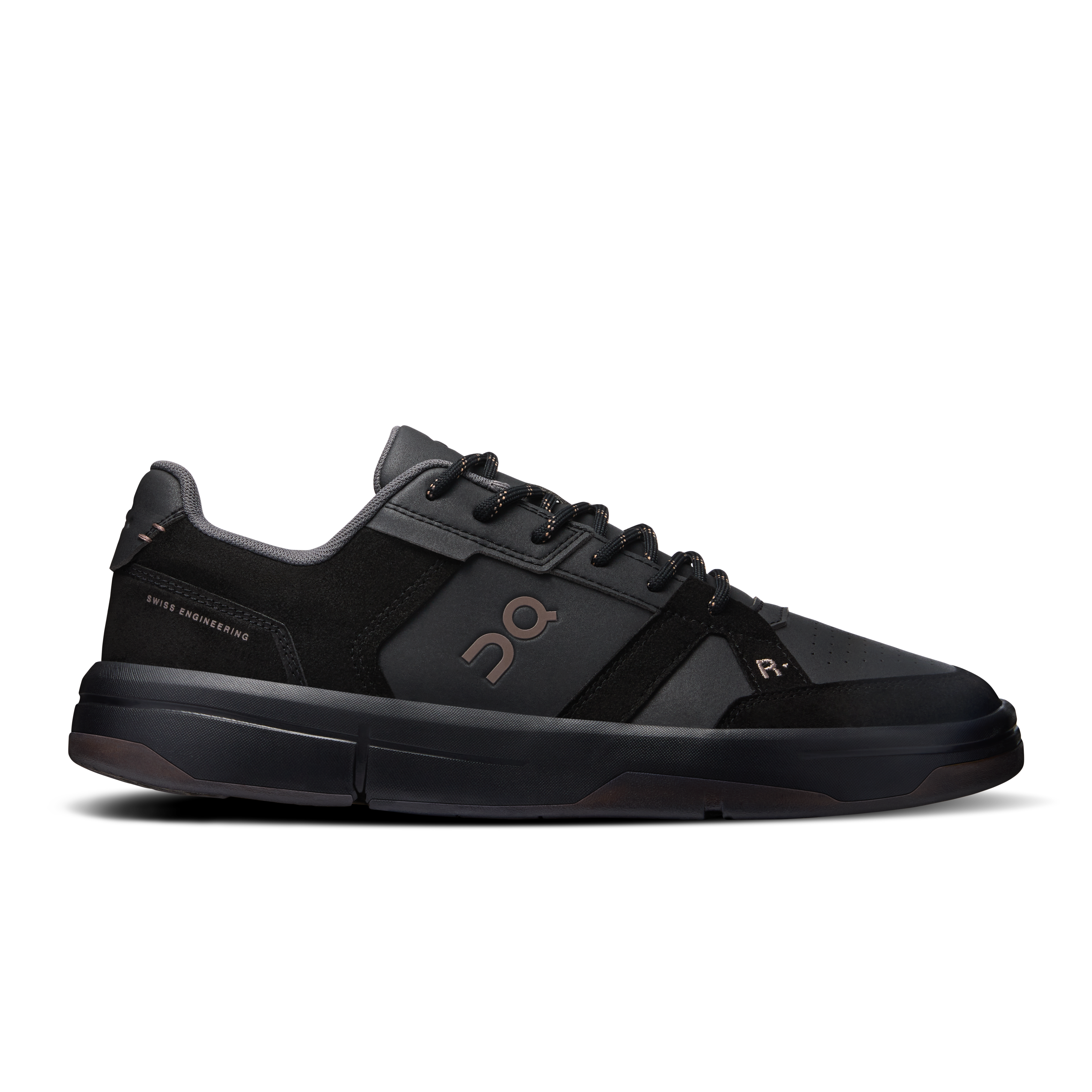 On THE ROGER Clubhouse Black & Ash Herren – Tennis-inspiriert, Alltag Schuhe