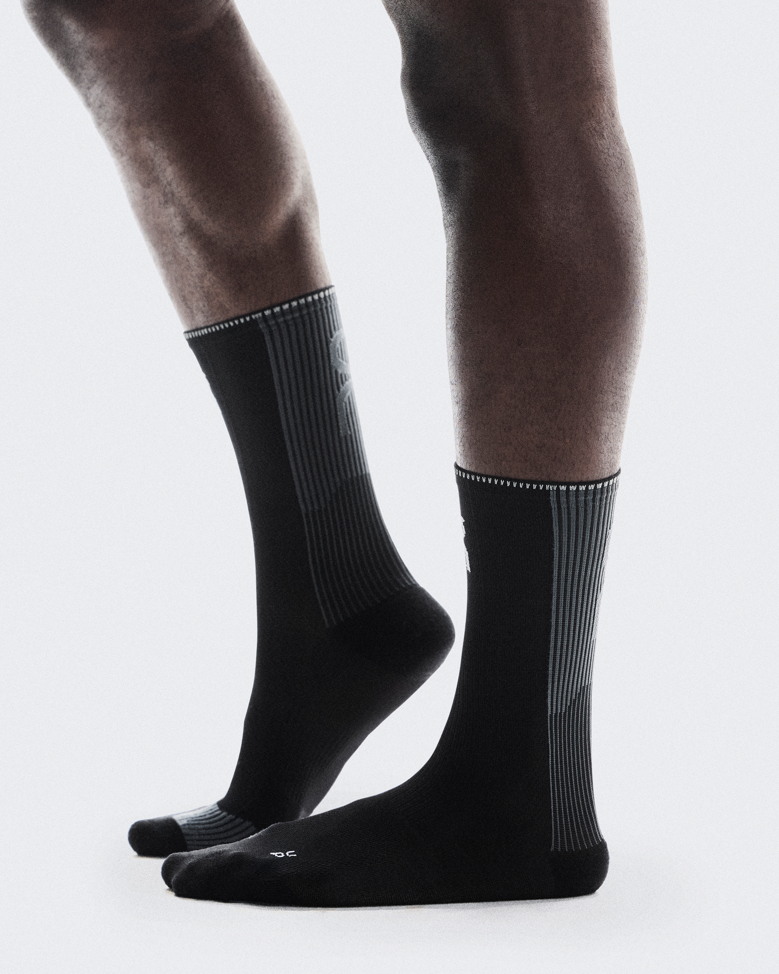 Performance Run Sock HighUnisex / Black | Eclipse / 47 - 49