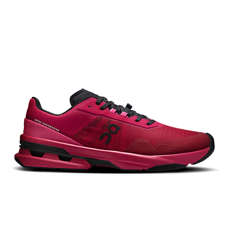 On Men's Cloudpulse Pro Shoe in Grenadine/Pink, Size: 11, Recycled Polyester