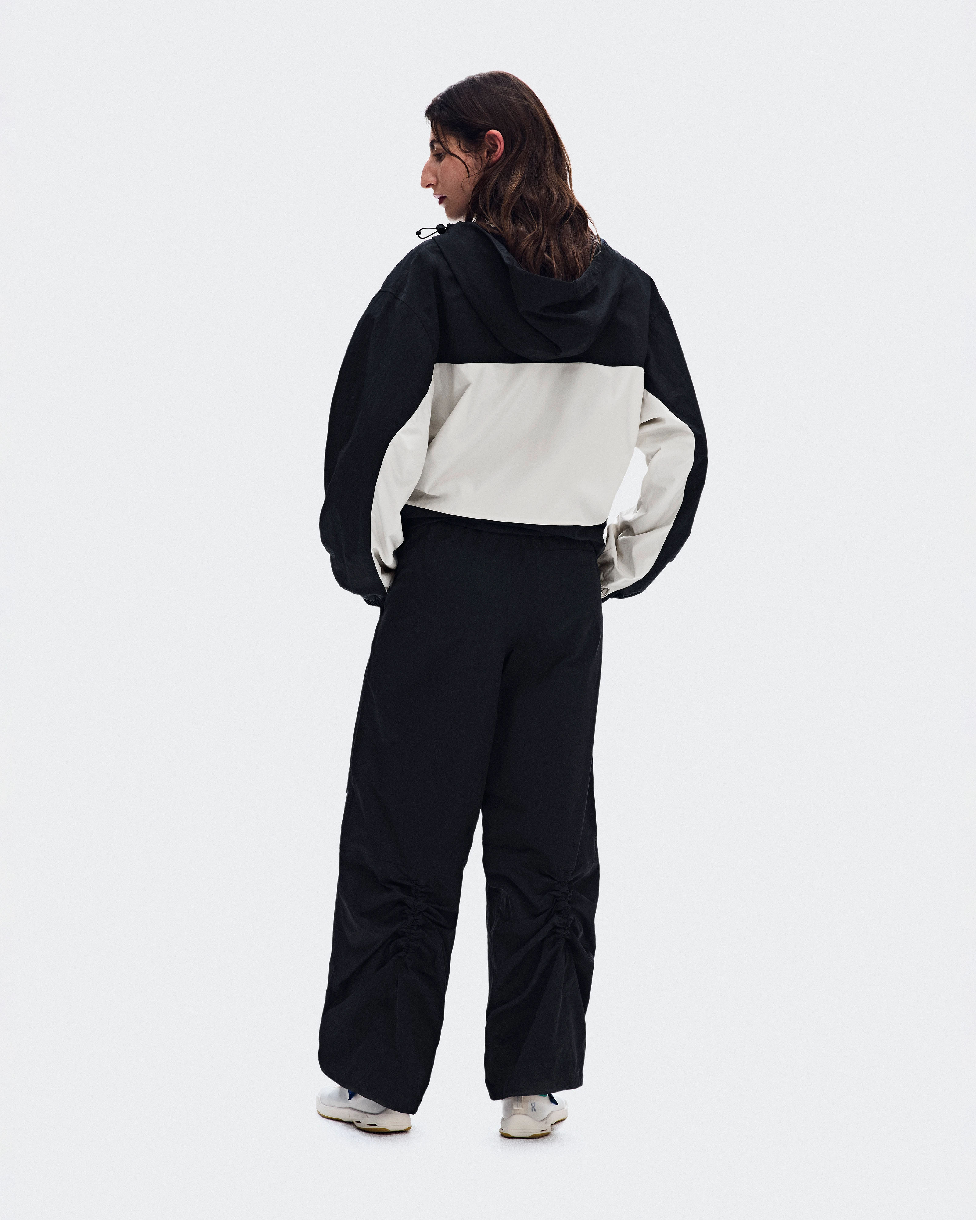 On Half-Zip Anorak Black Donna Giacche