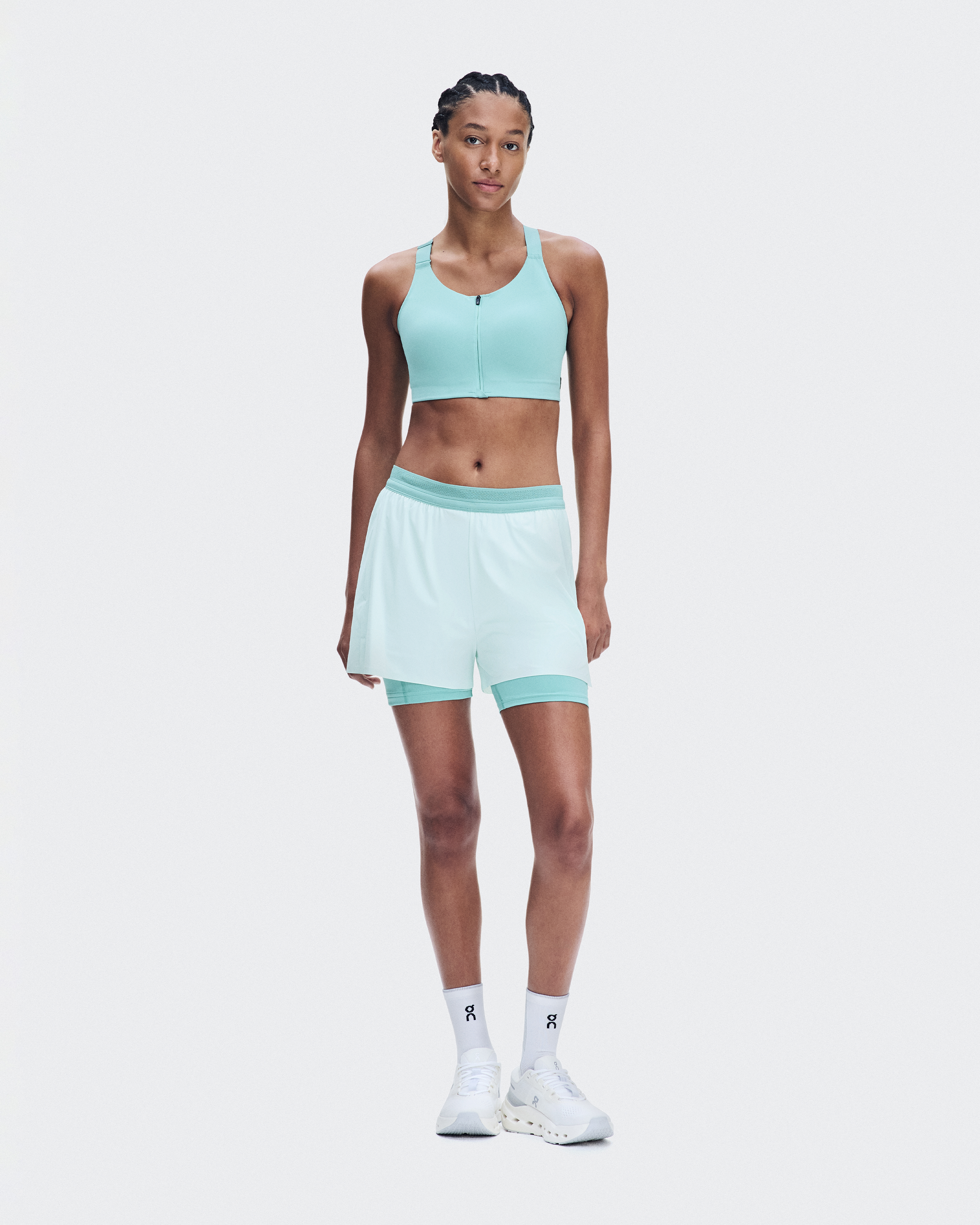 Women's Endurance Bra Zip | Blue | On Italy