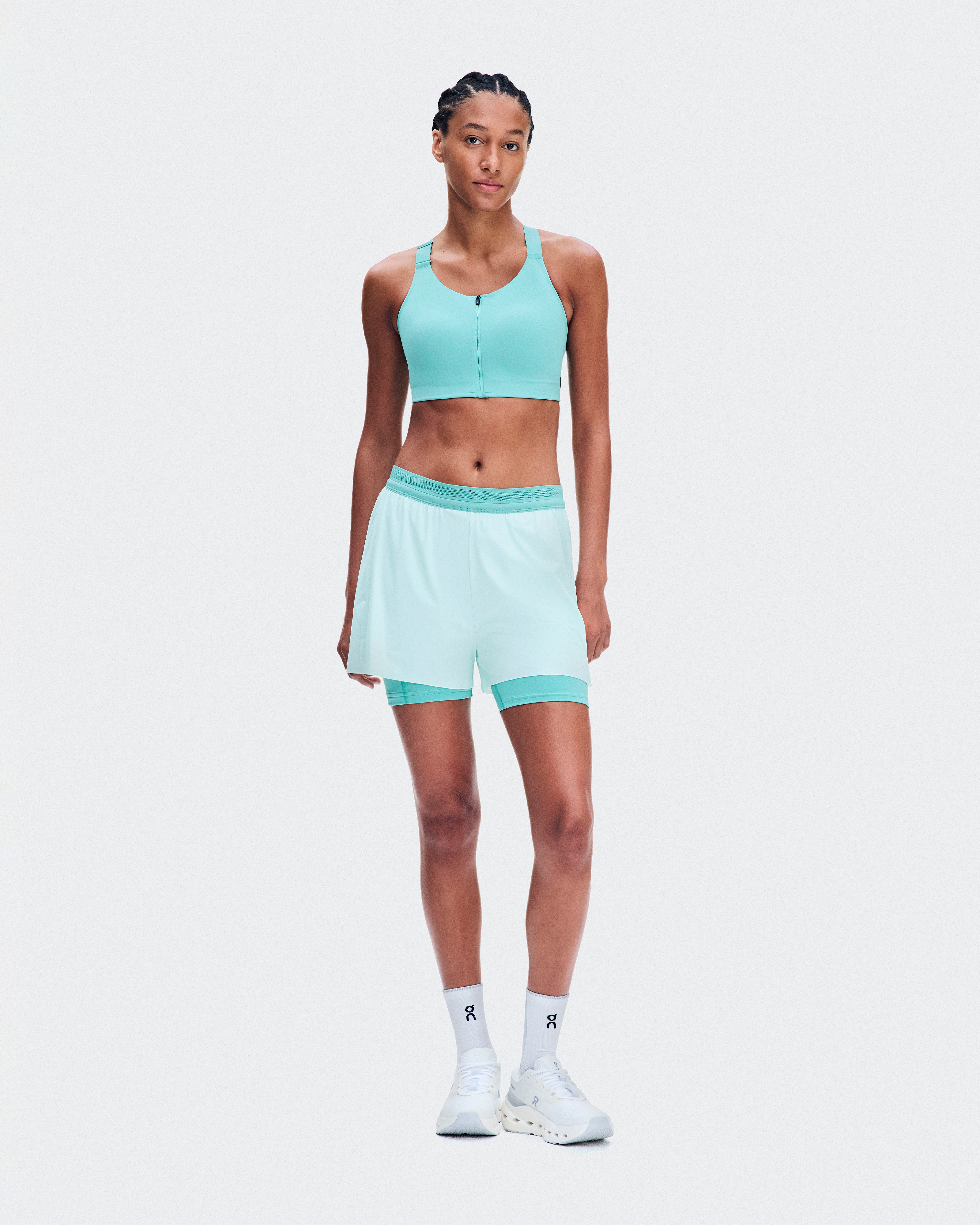 Endurance Bra ZipWomen / Aquamarine / L
