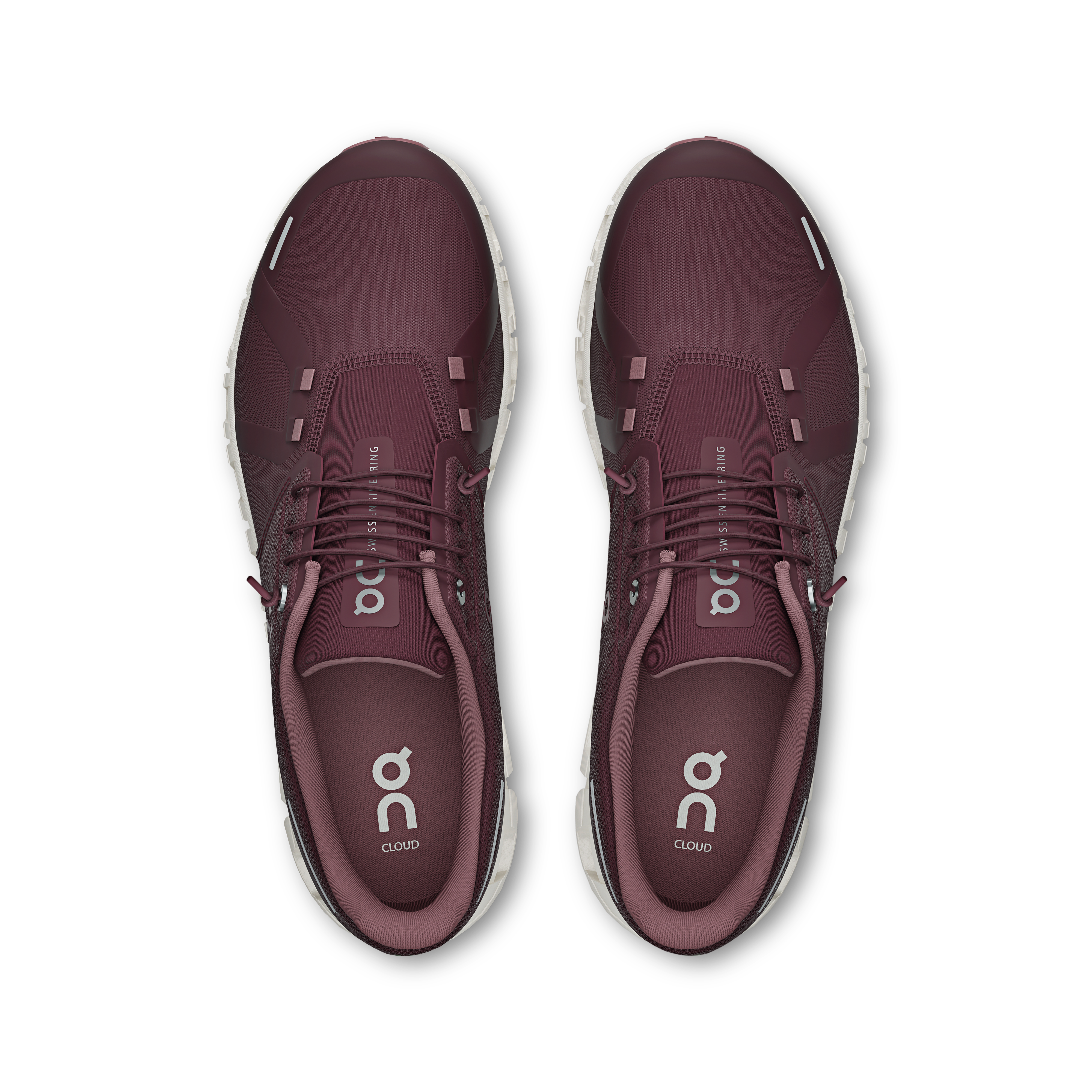 On Cloud 6 Maroon & Ivory Men Active life Shoes