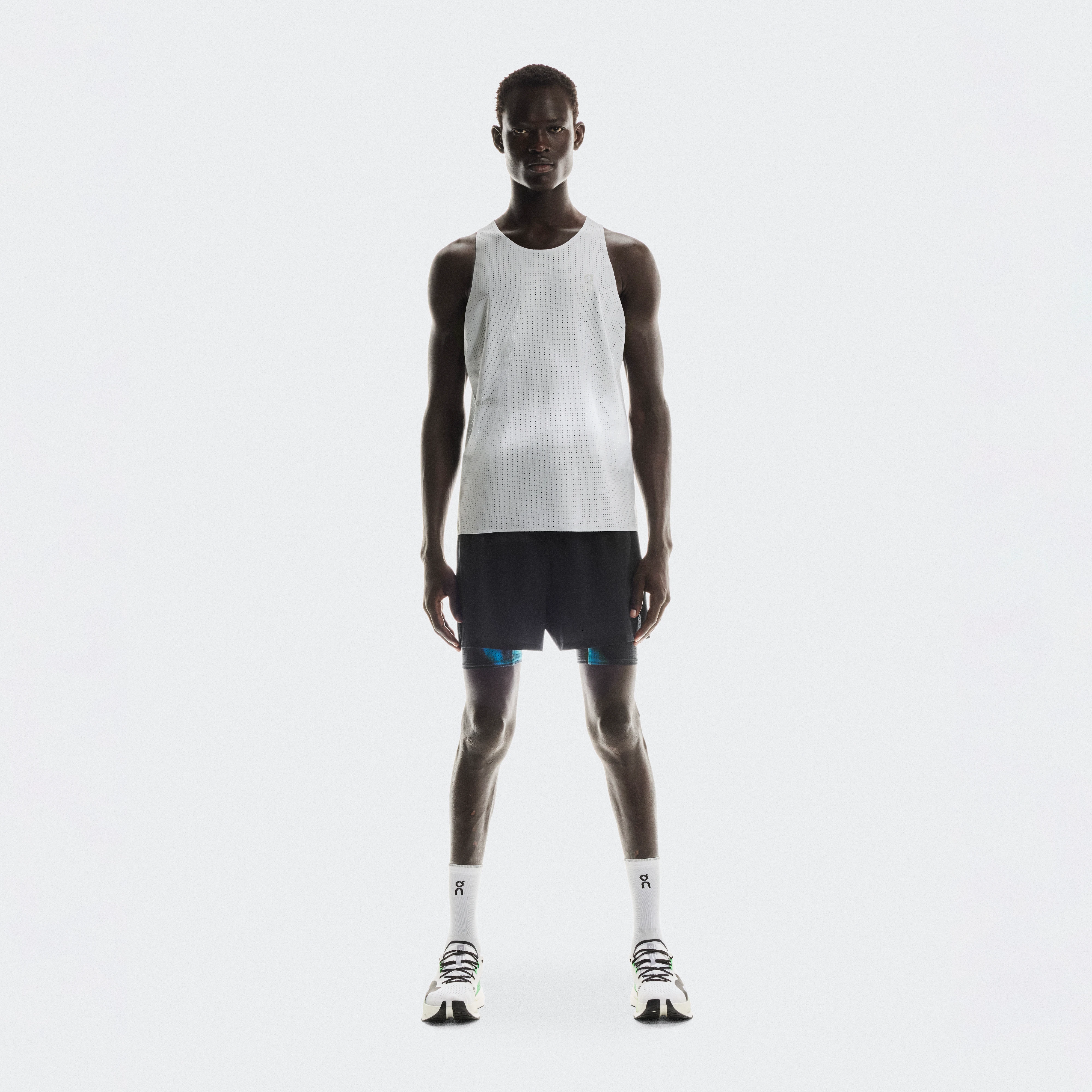 On Pace Shorts Black Blue Men Men – Running, 2-in-1, CleanCloud® Shorts