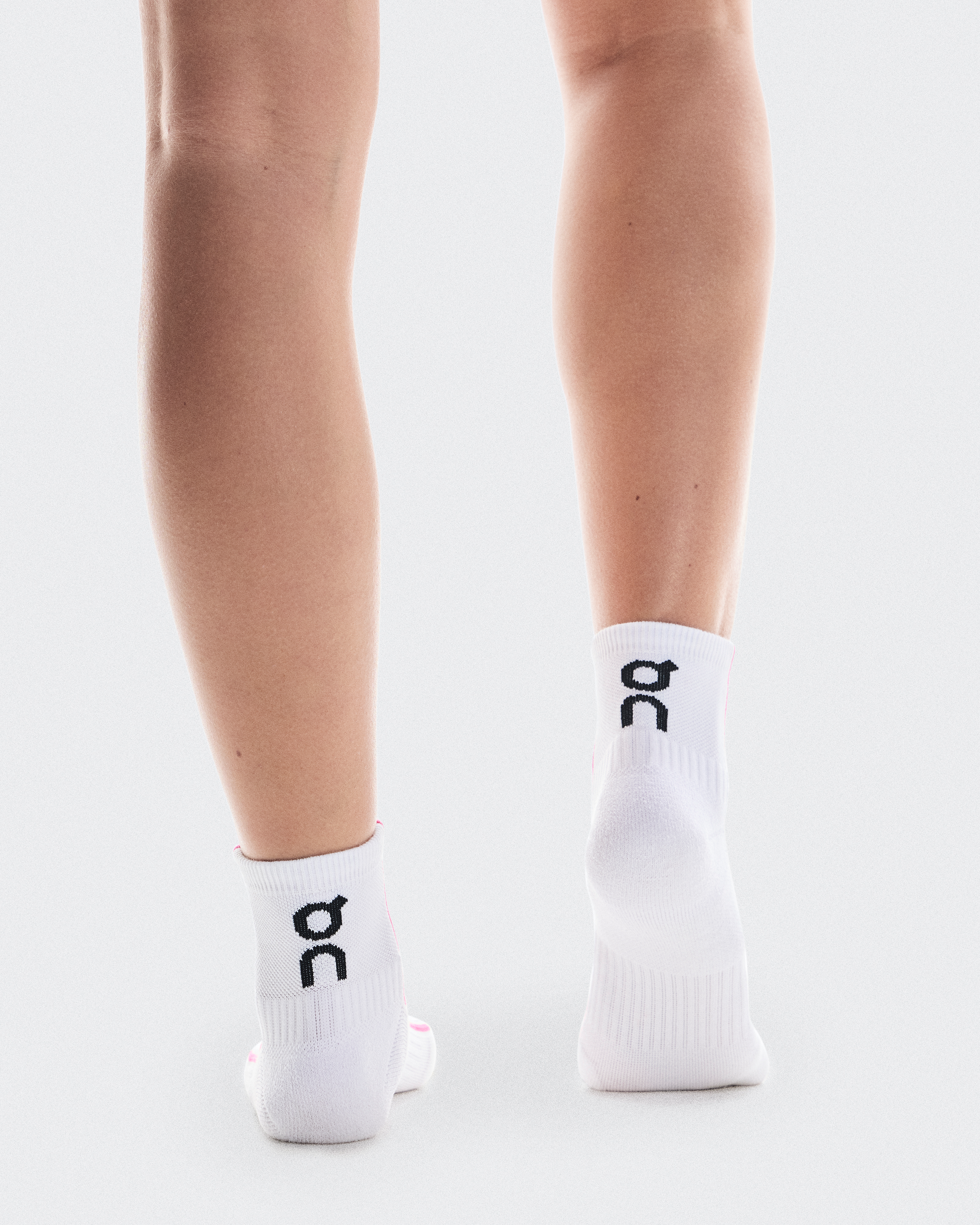 Court Sock MidUnisex / White | Pink / 38-40