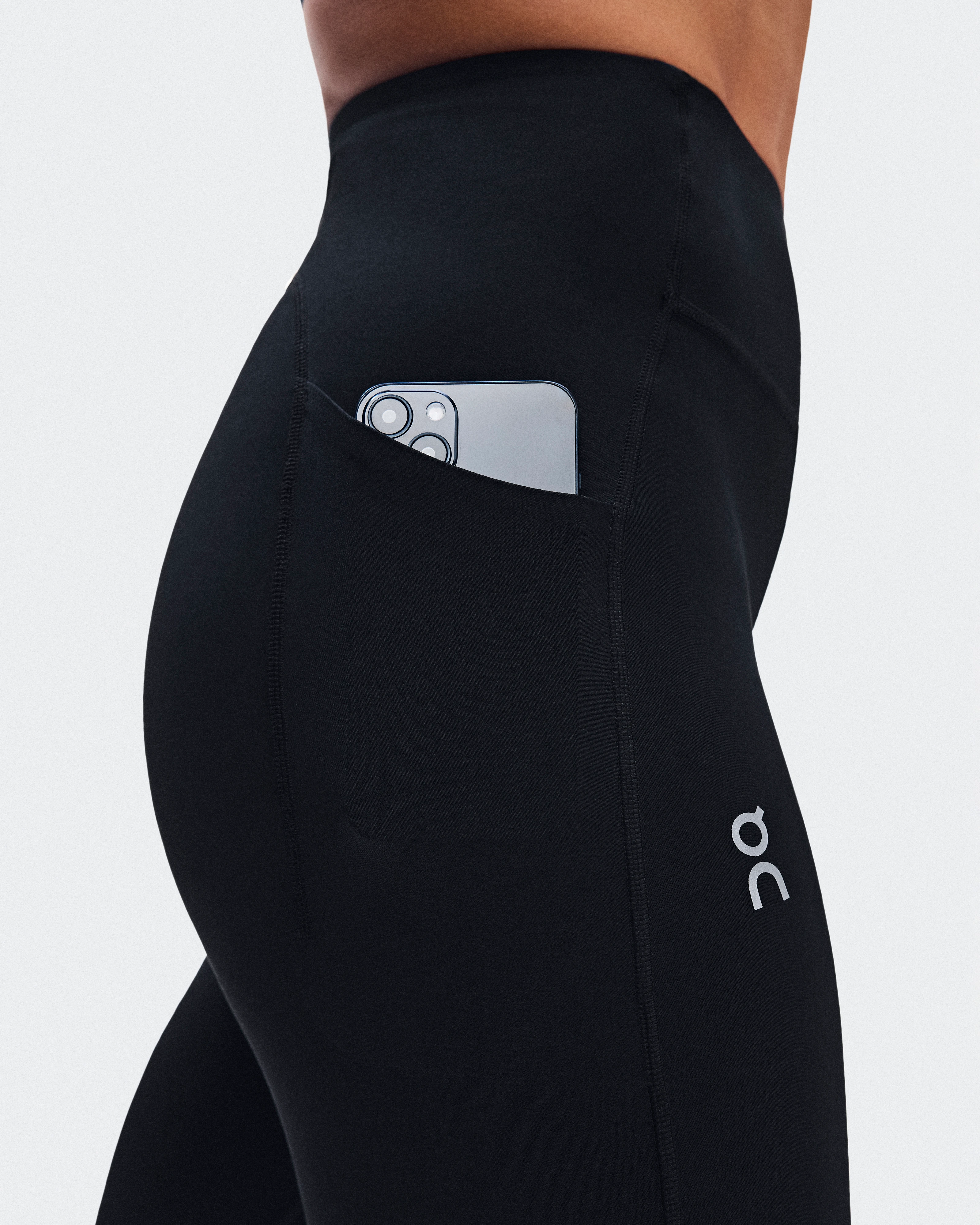 On Train Tights 7/8 Black Women Tights