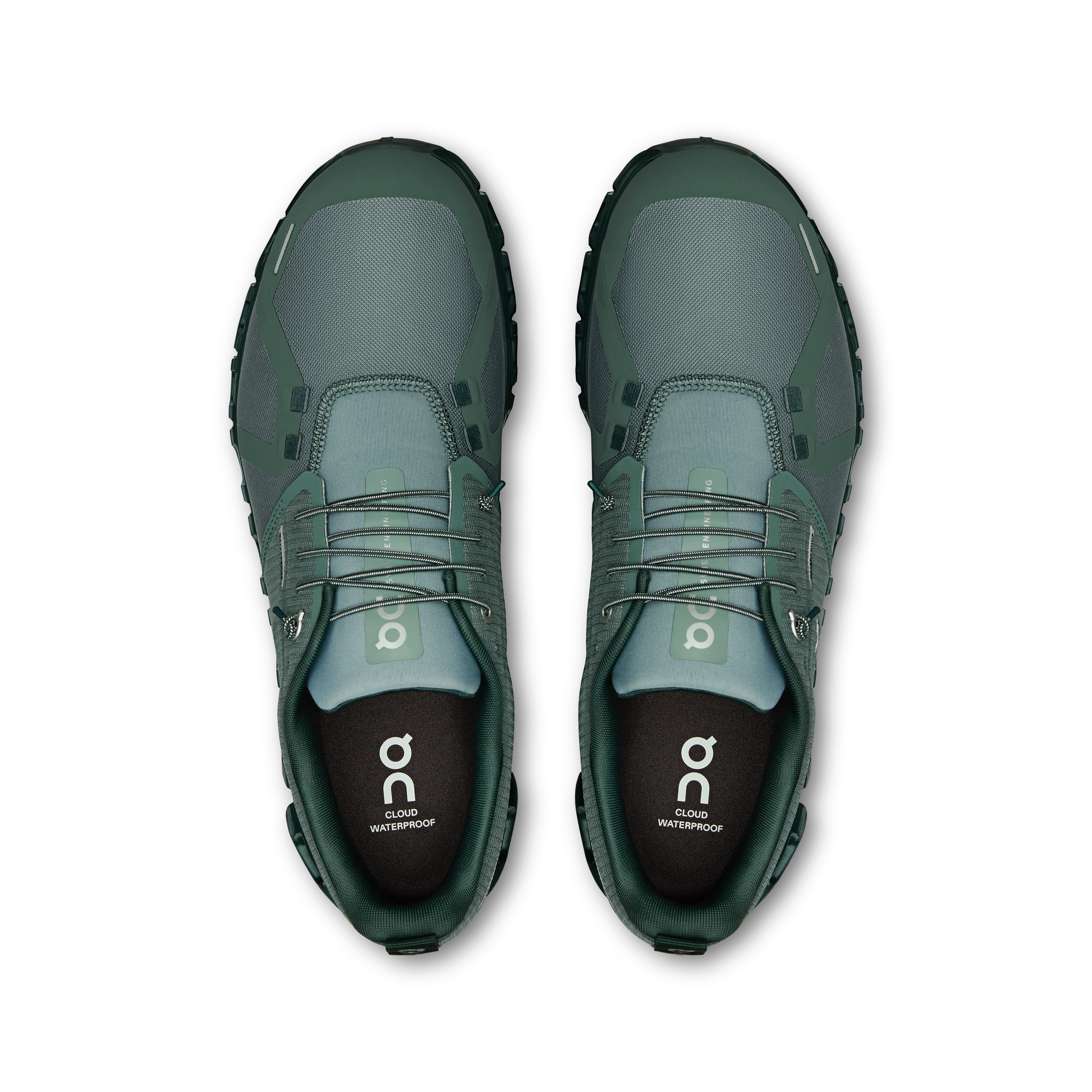 On Cloud 6 Waterproof Olive & Evergreen Men Active life Shoes