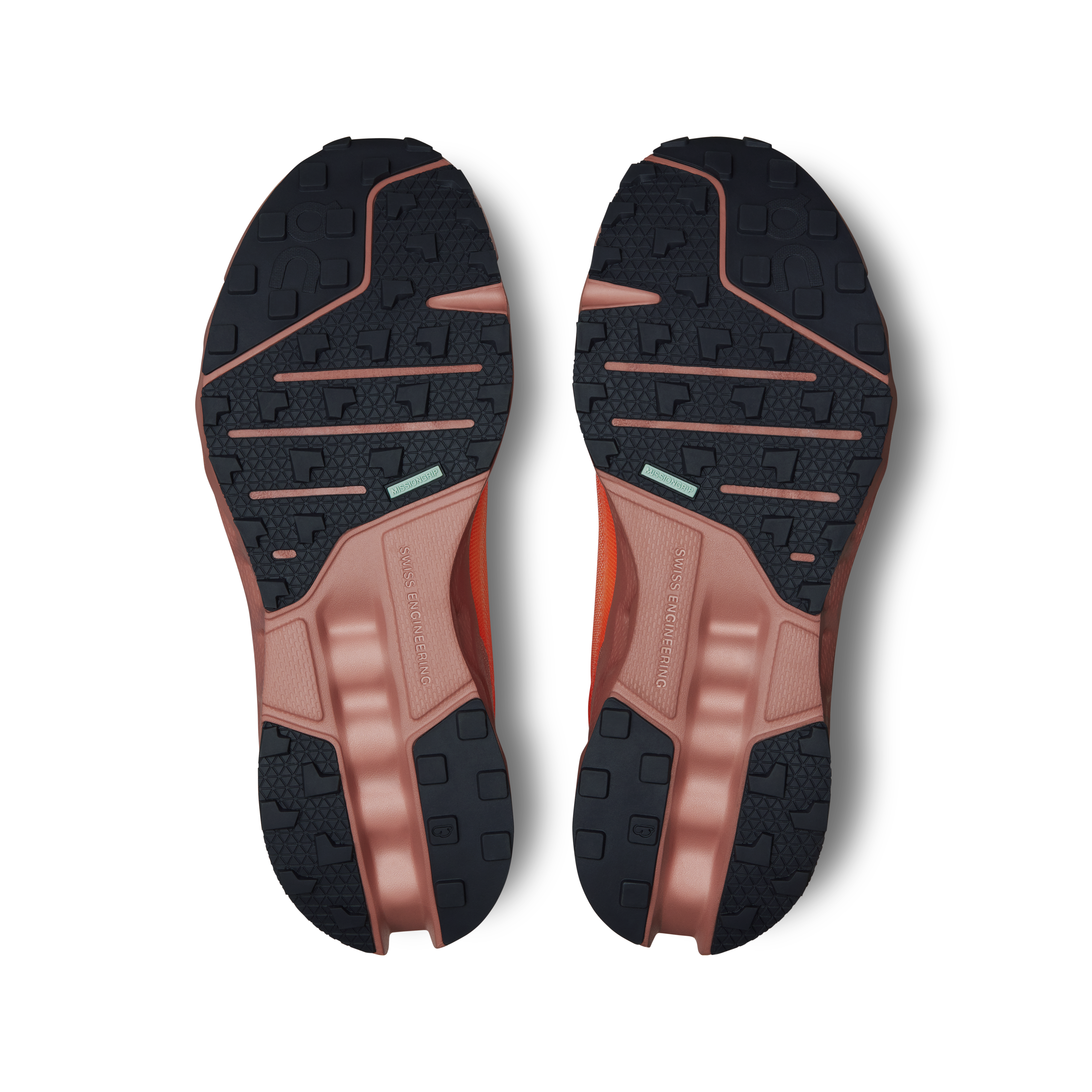 On Cloudsurfer Trail Flame & Dustrose Hombre Trail running Calzado