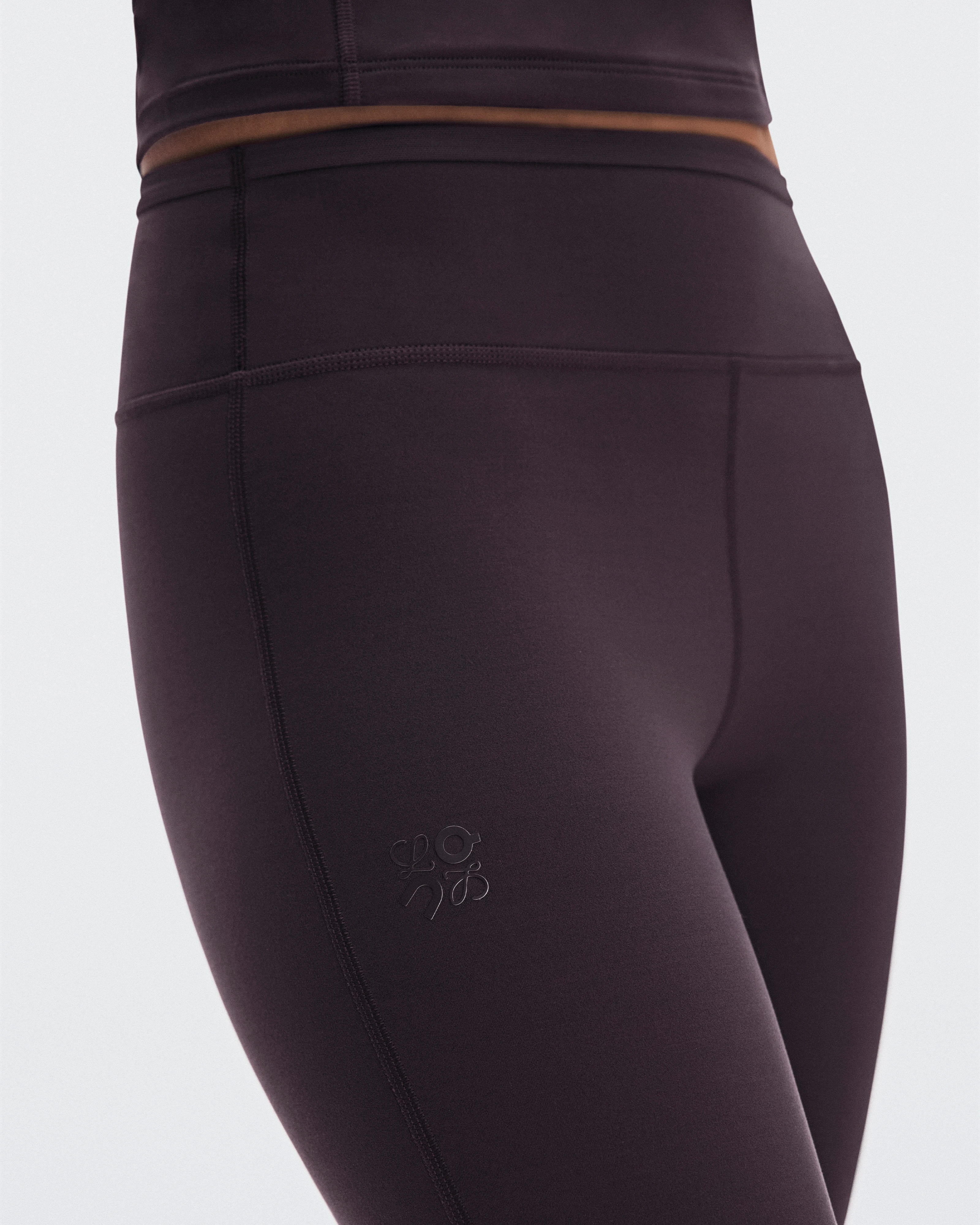 On Bootleg Trousers LOEWE Purple Women Pants