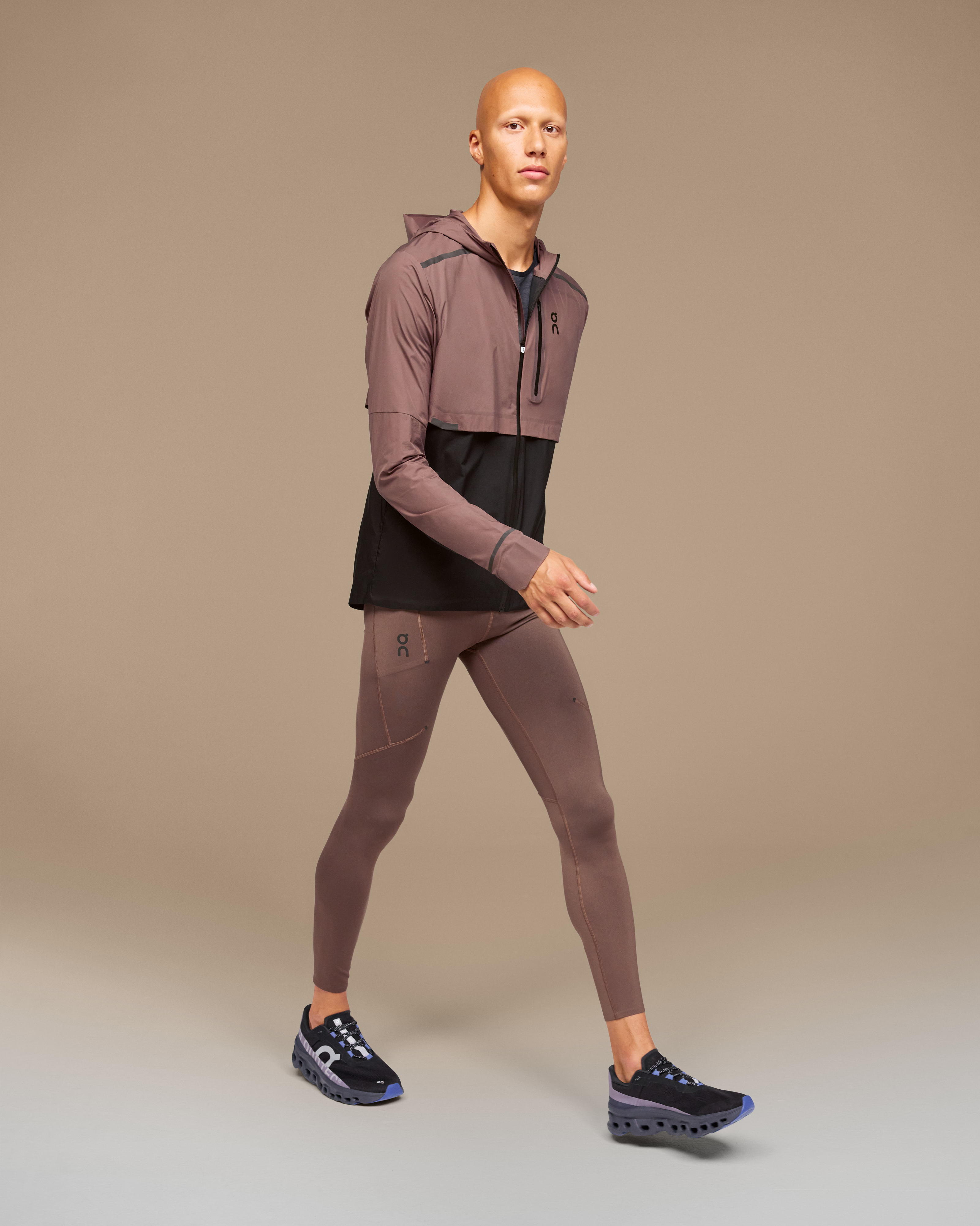 Performance Winter Tights in Grape