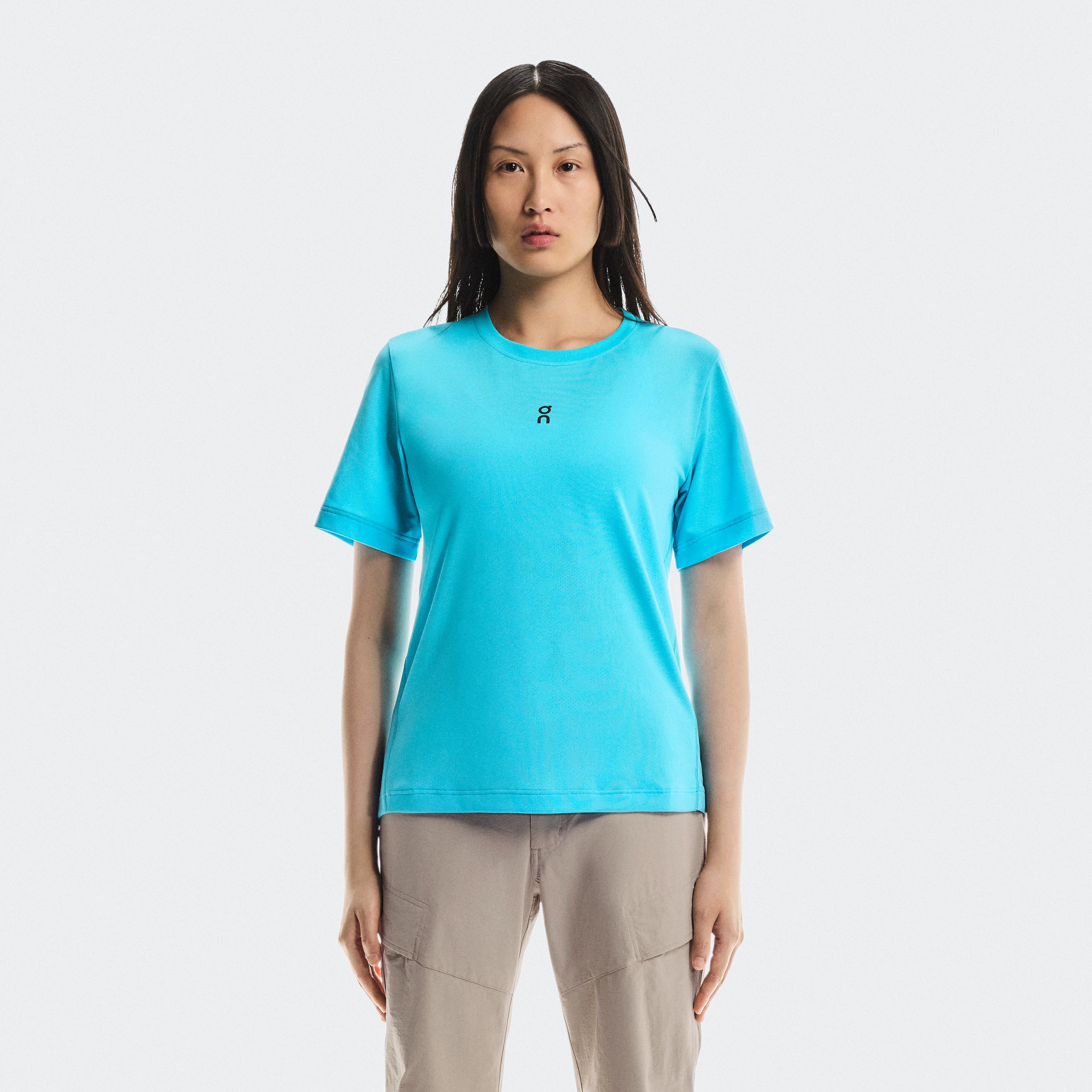On Trail-T Blue Women Women – Breathable, trail running, sweat-wicking Tops and t-shirts