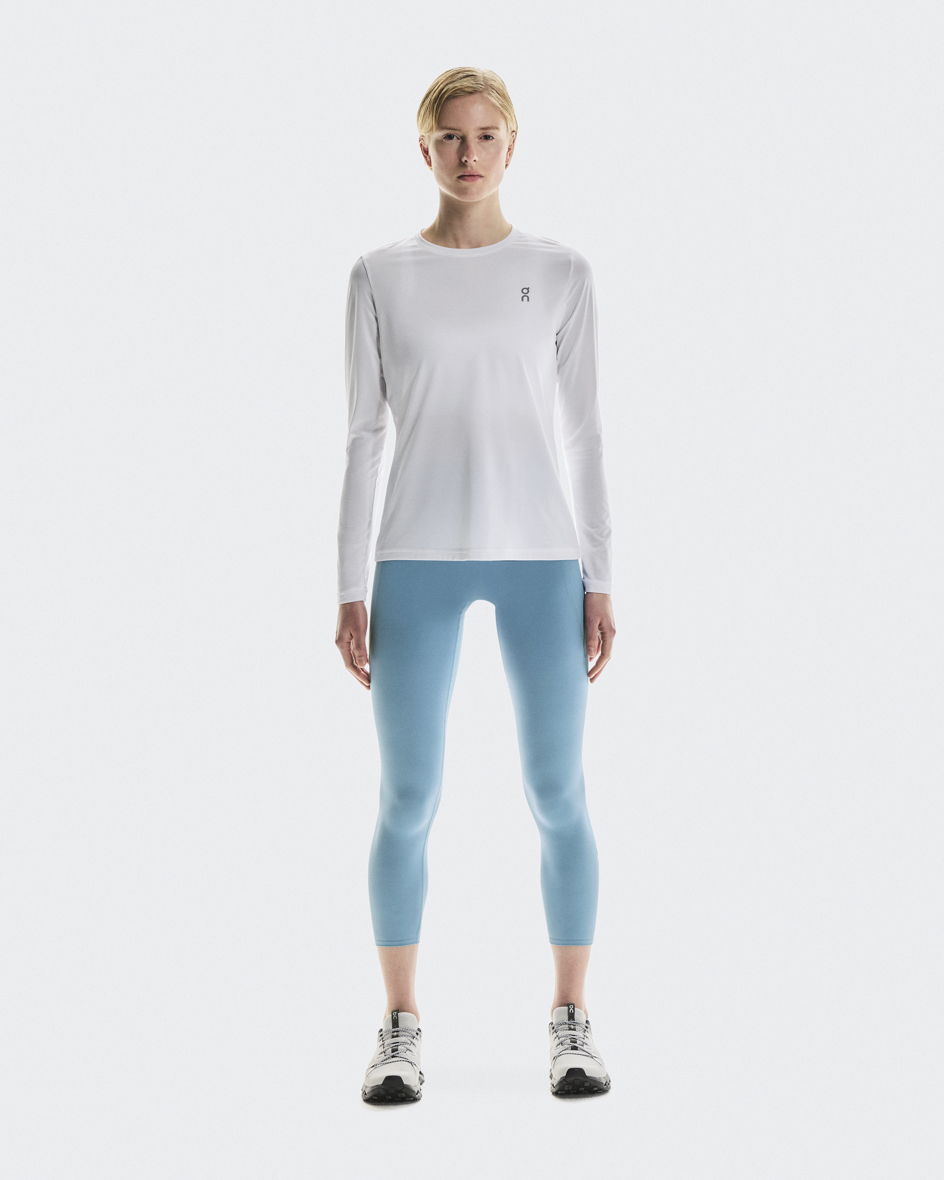 On Women's Studio Tights 7/8 in Niagara, Size: XL, Polyester