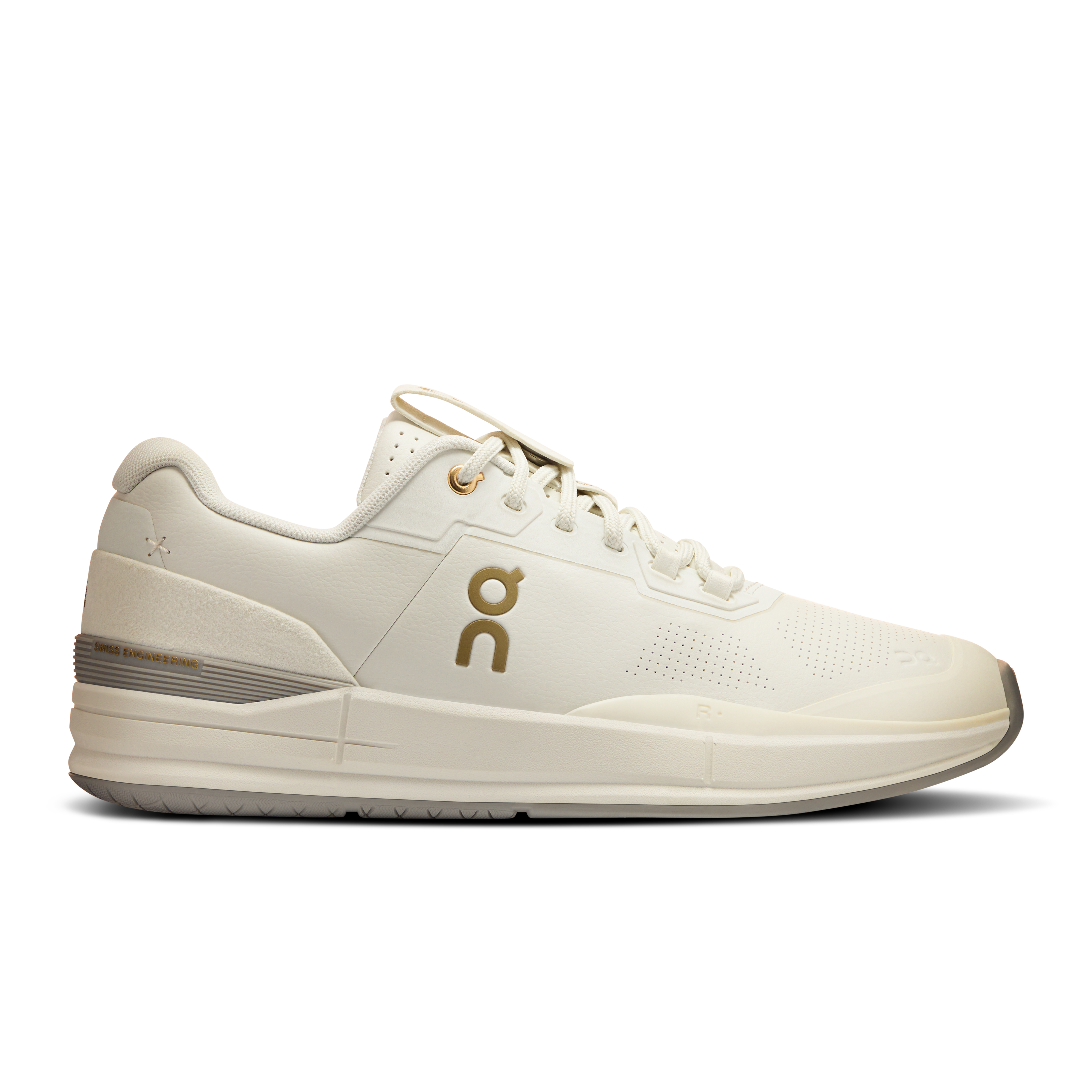 On THE ROGER Pro Ace Beige Grey Men Men – Performance tennis, lifestyle, hard court Shoes