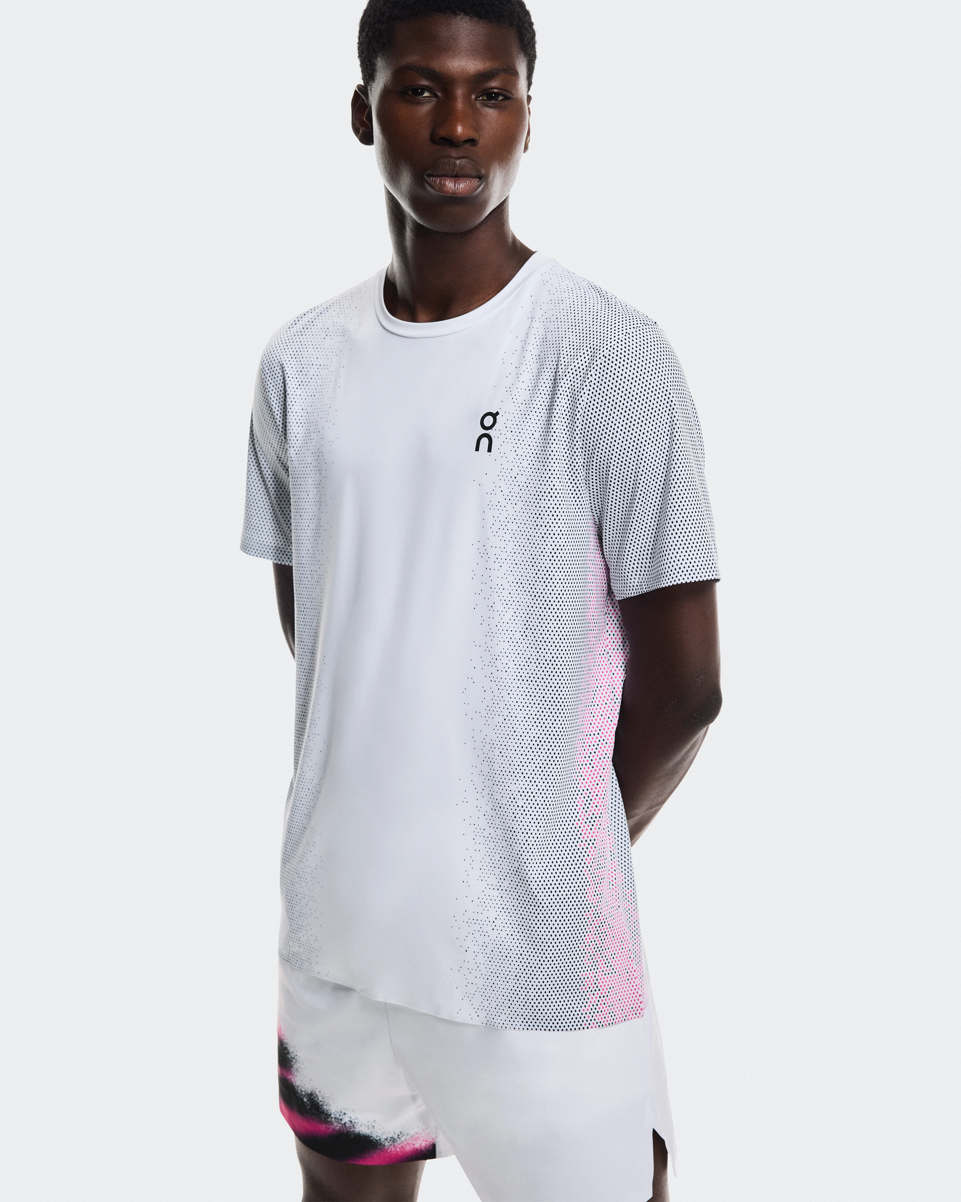 On Court-T White & Dim Men Tops and t-shirts