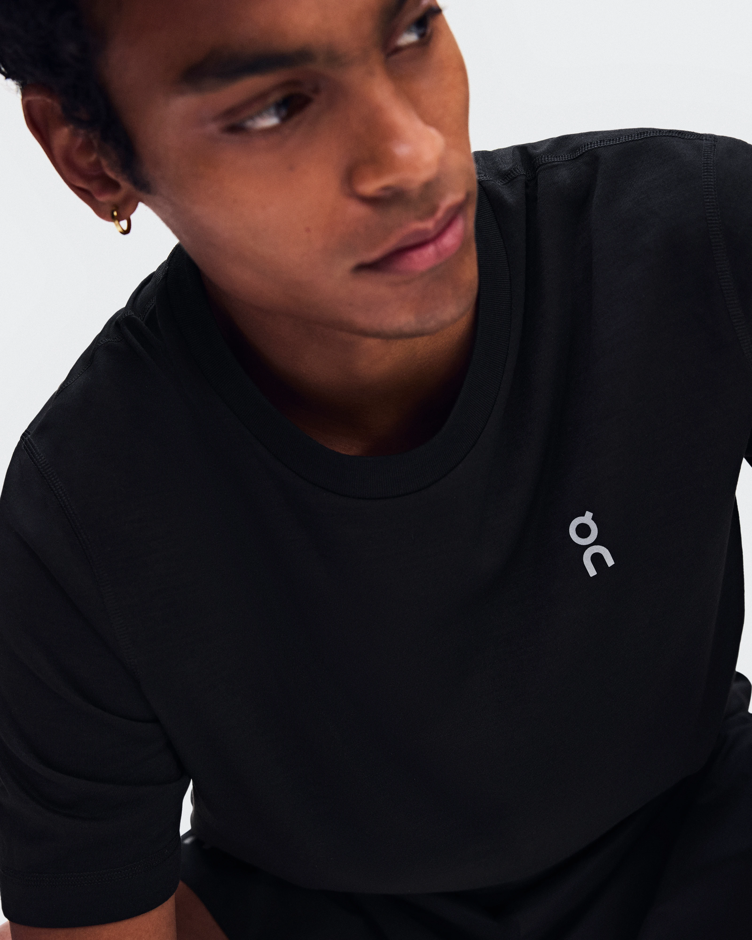 On Train-T Black Men Tops and t-shirts