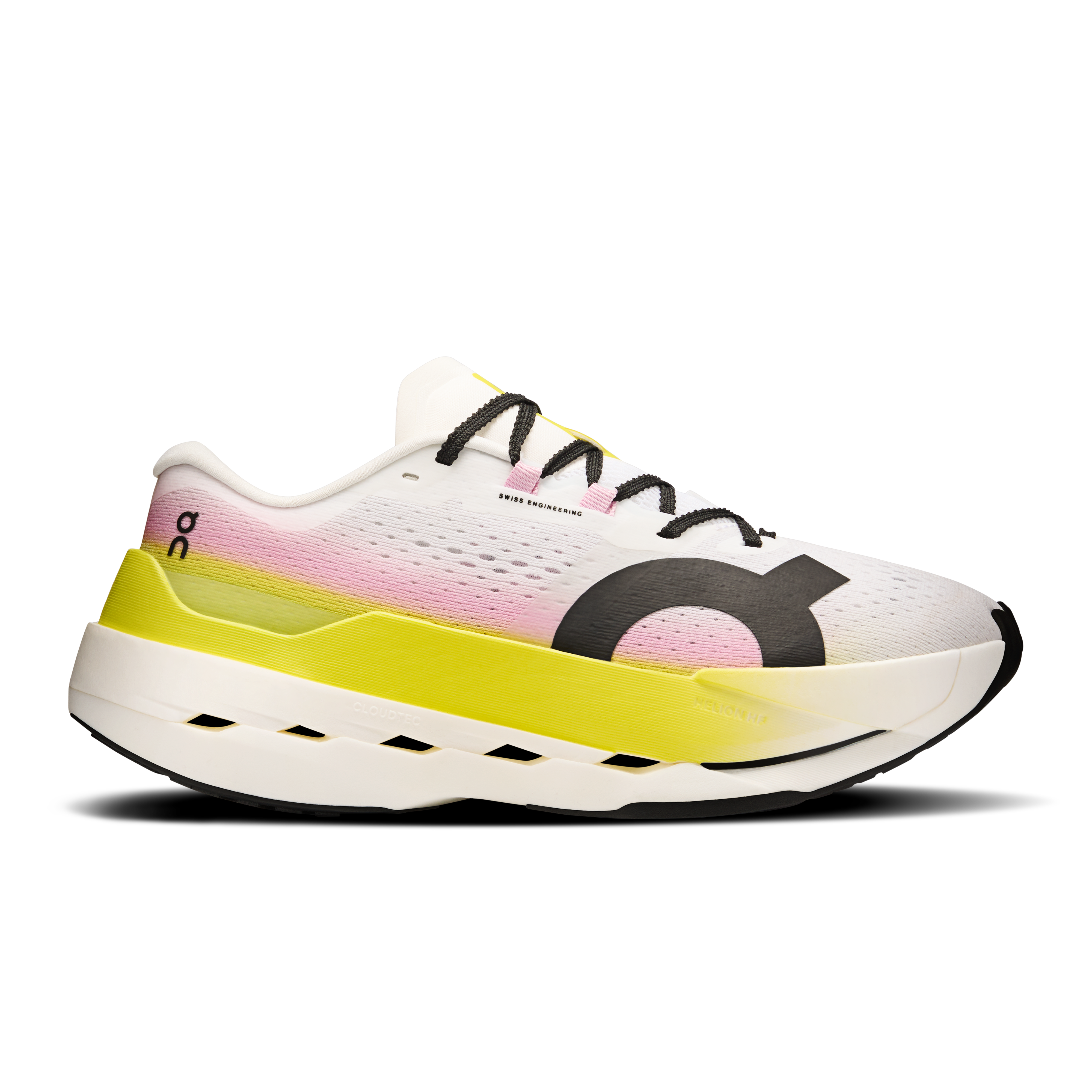On Cloudboom Max Jaune Rose Femme Femme – Marathon, running sur route, amorti maximal Chaussures