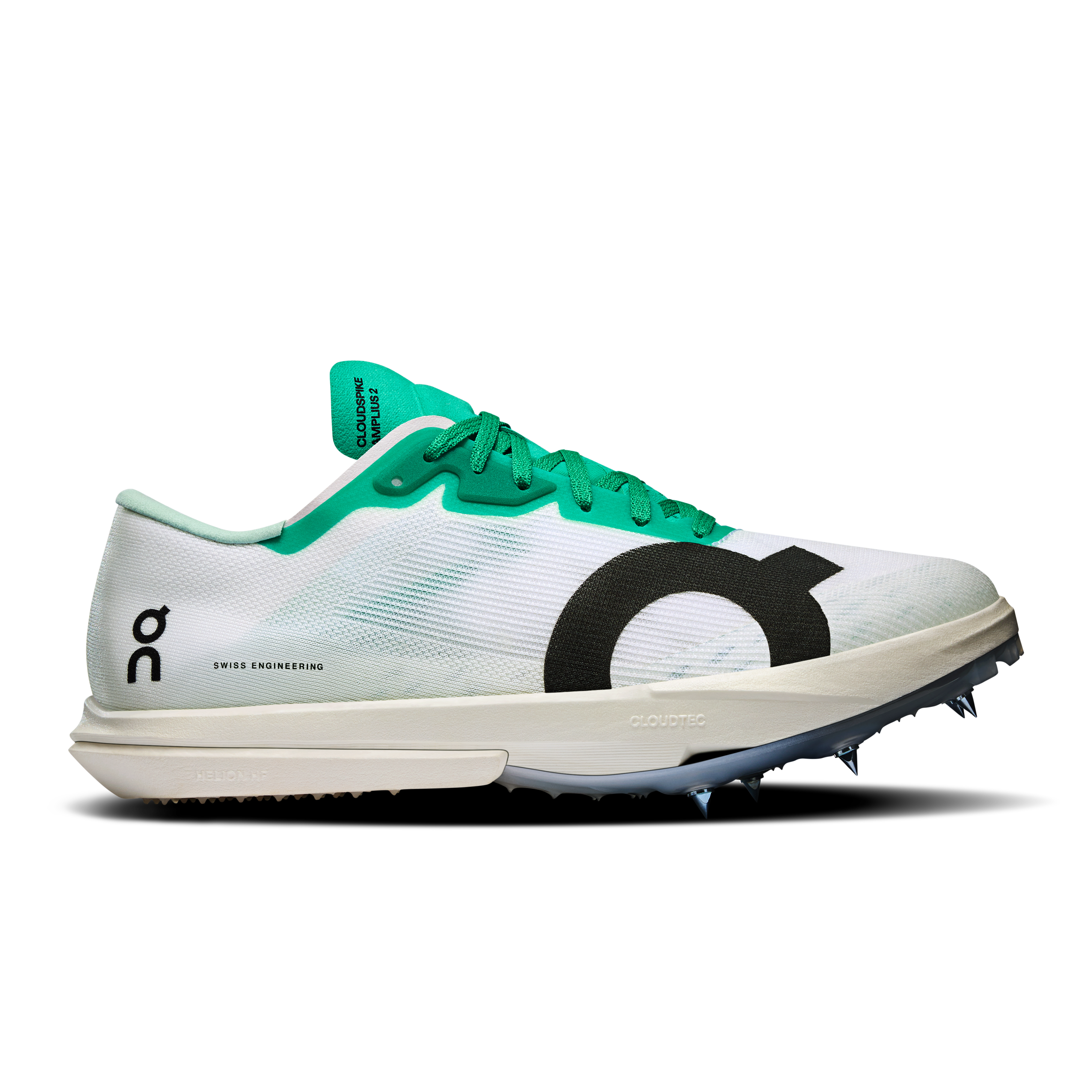 On Cloudspike Amplius 2 Green White Women Women – Track running, spikes, long-distance Shoes