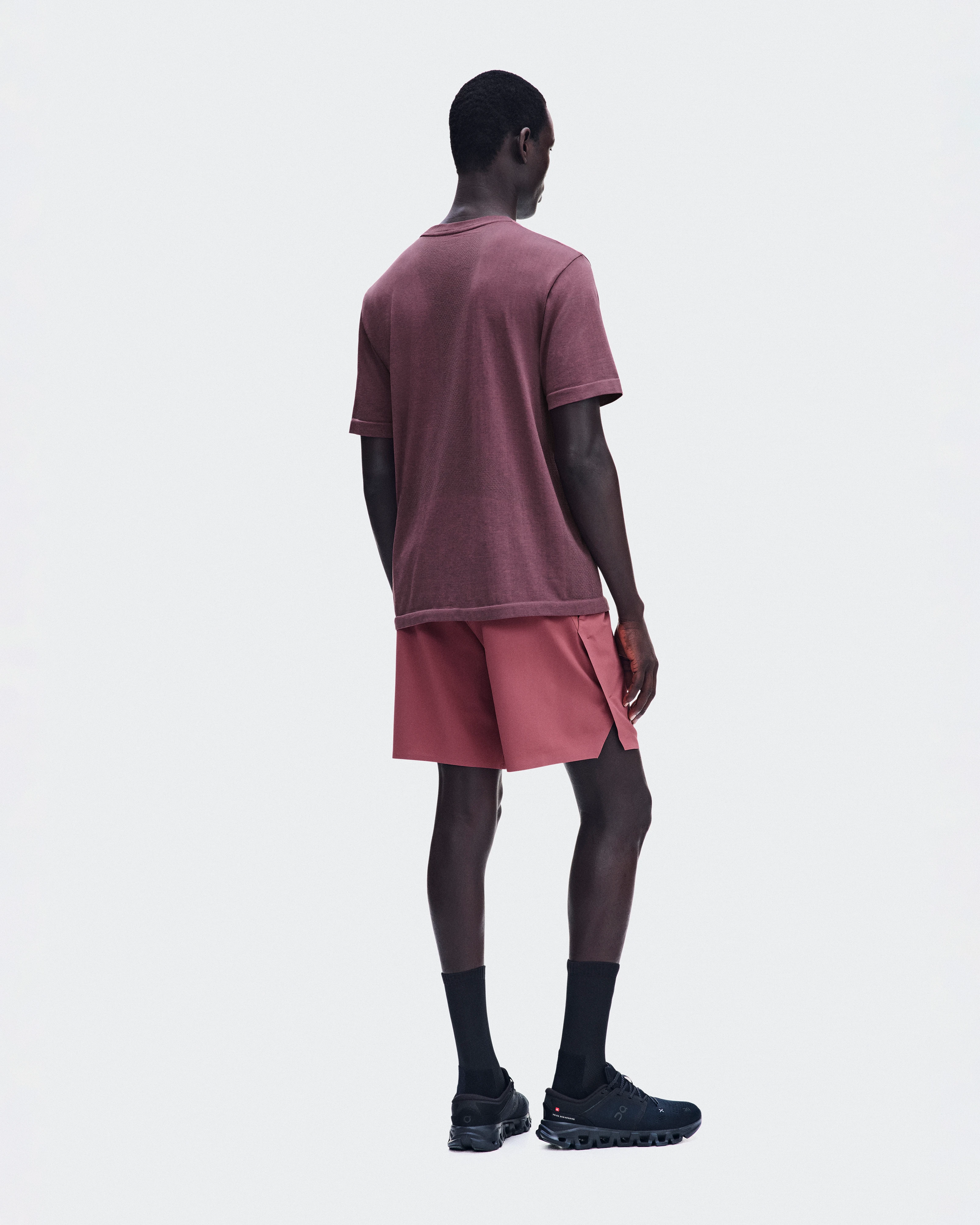 On Train Flex-T Barberry Heather Men Tops and t-shirts