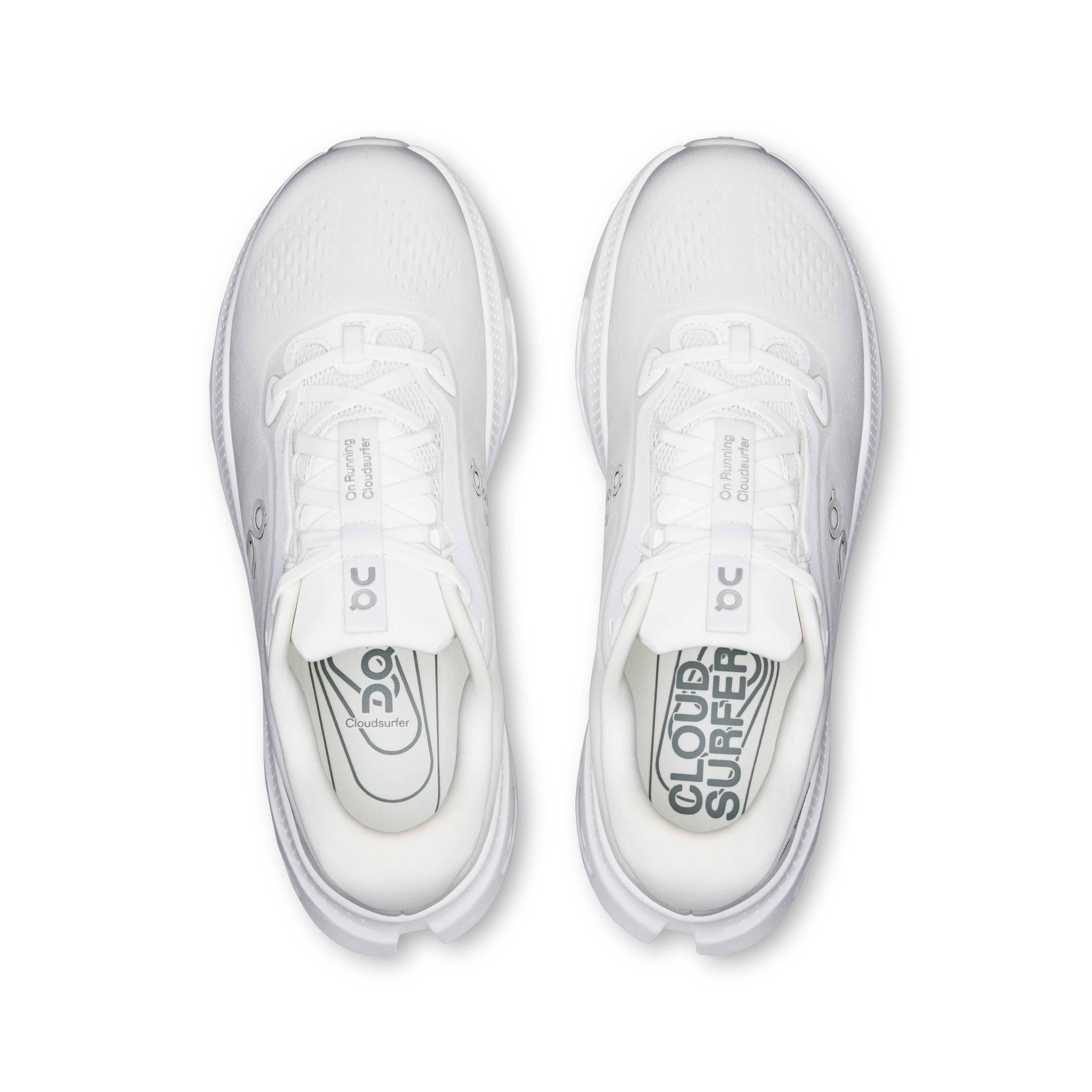 On Cloudsurfer 3 White & White Women – Everyday running, smooth ride Shoes