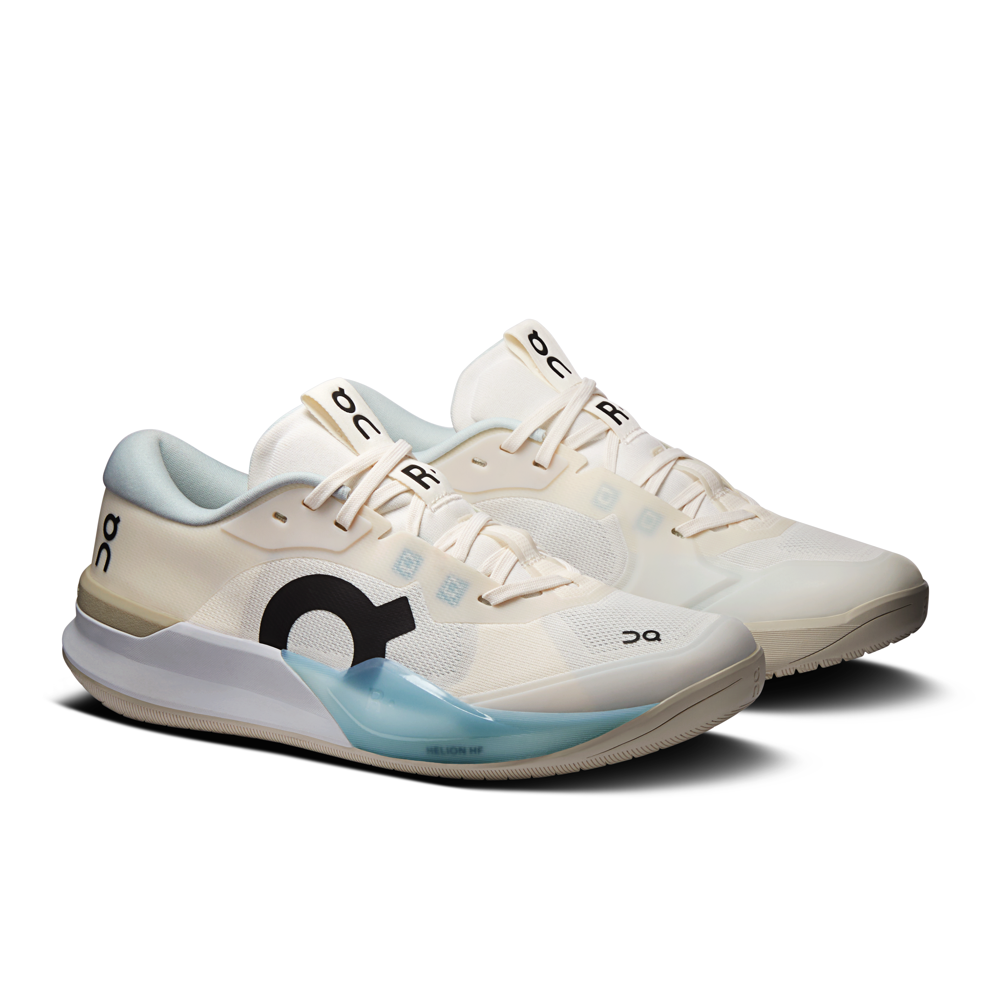 On THE ROGER Pro 3 Ivory & Wash Women Tennis Shoes