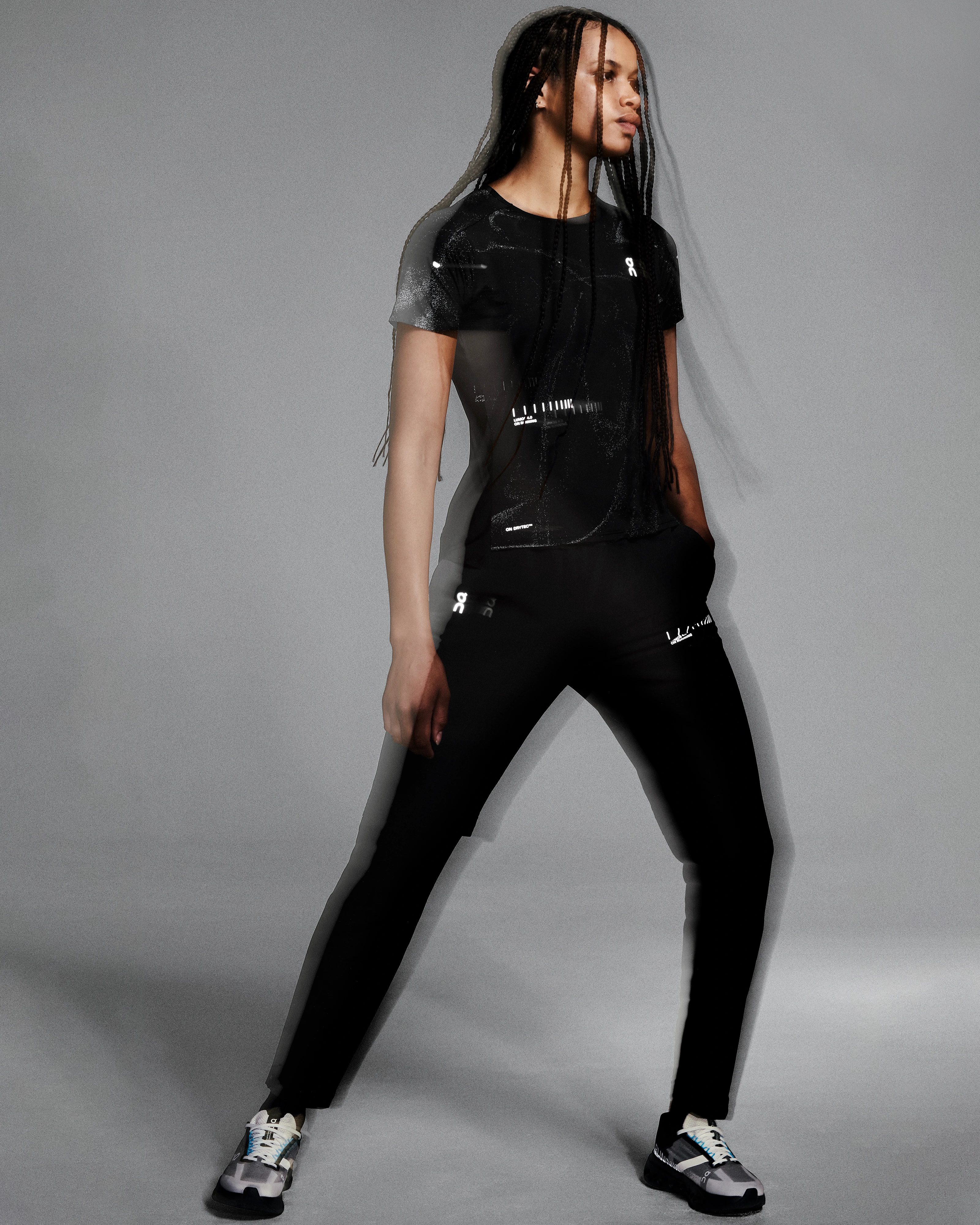 On Weather Pants Lumos Black Women Pants
